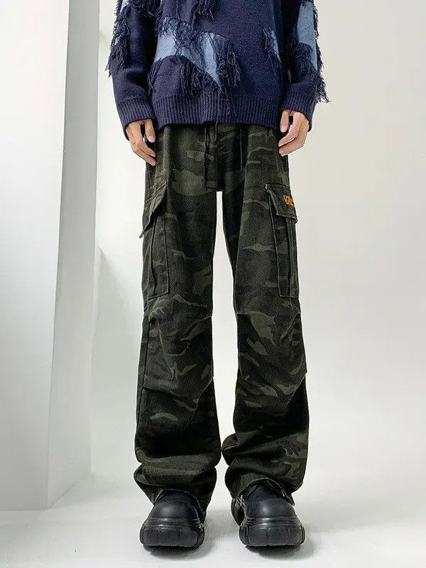Japanese Brand Retro loose camouflage casual jeans Size US 32 / EU 48 - 1 Thumbnail