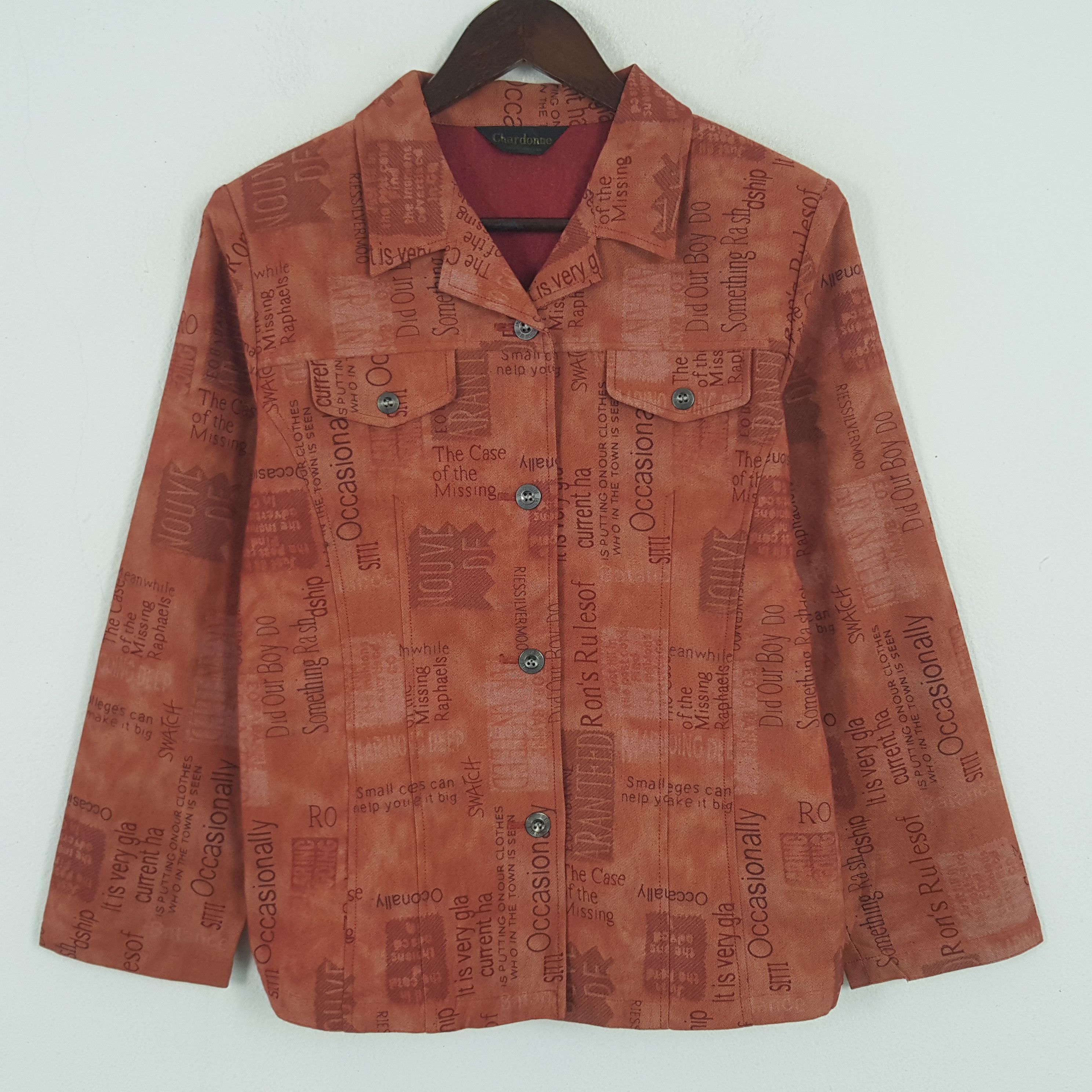 Vintage Vintage Chardonne Button Up Jacket Size S / US 4 / IT 40 - 1 Thumbnail