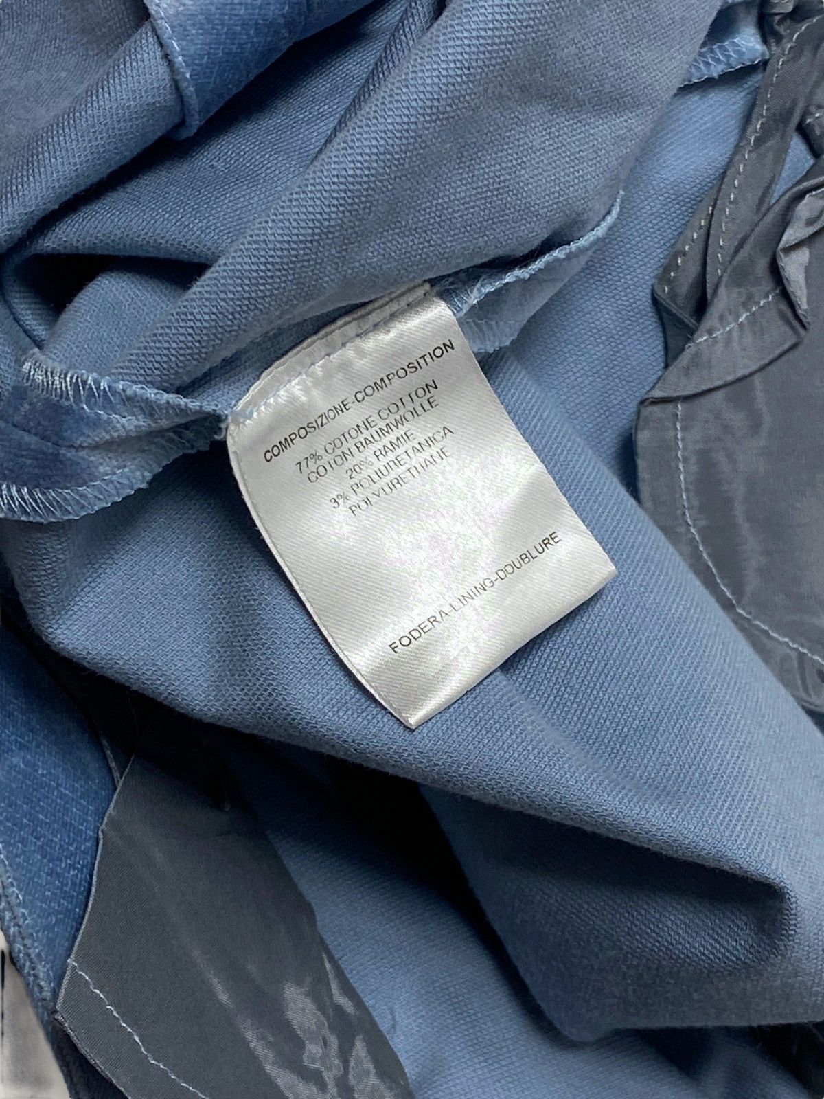 Alexander McQueen Vintage ALEXANDER MCQUEEN Velour Pastel Blue Pants Size 27" / US 4 / IT 40 - 9 Thumbnail