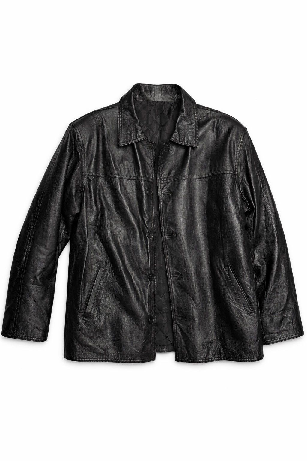 Vera Pelle Vera Pelle Leather Jacket Size US XL / EU 56 / 4 - 1 Thumbnail
