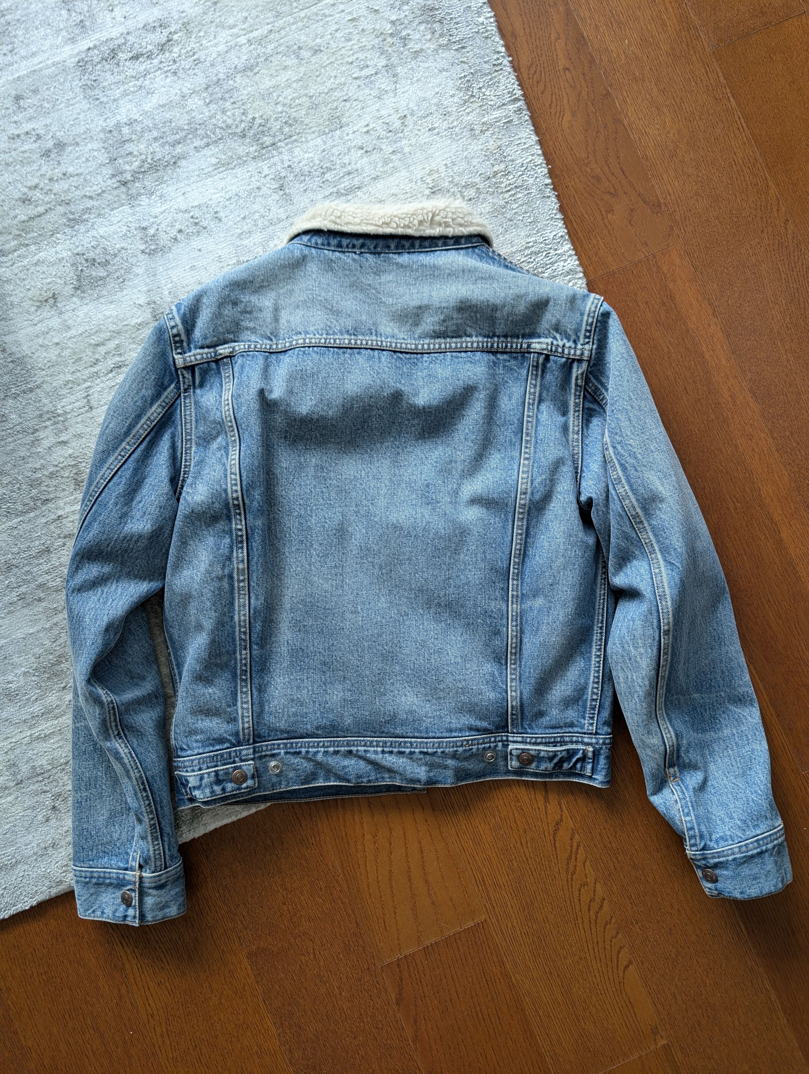 Celine × Hedi Slimane Celine Sherpa Denim Jacket Men's Size Small Size US S / EU 44-46 / 1 - 6 Thumbnail