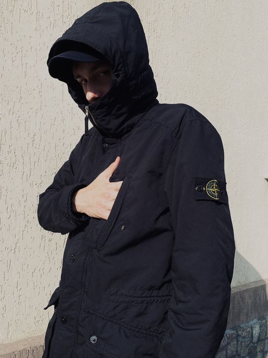 Stone Island Stone Island david-tc quilted lined hooded fishtail