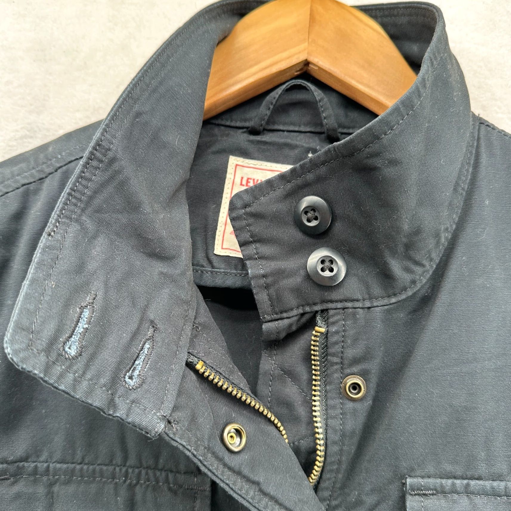 Levi's Levi's Anorak Jacket Black Women's M Full Zip Pockets Casual Winter Long Sleeve Regular Fit Size M / US 6-8 / IT 42-44 - 4 Thumbnail
