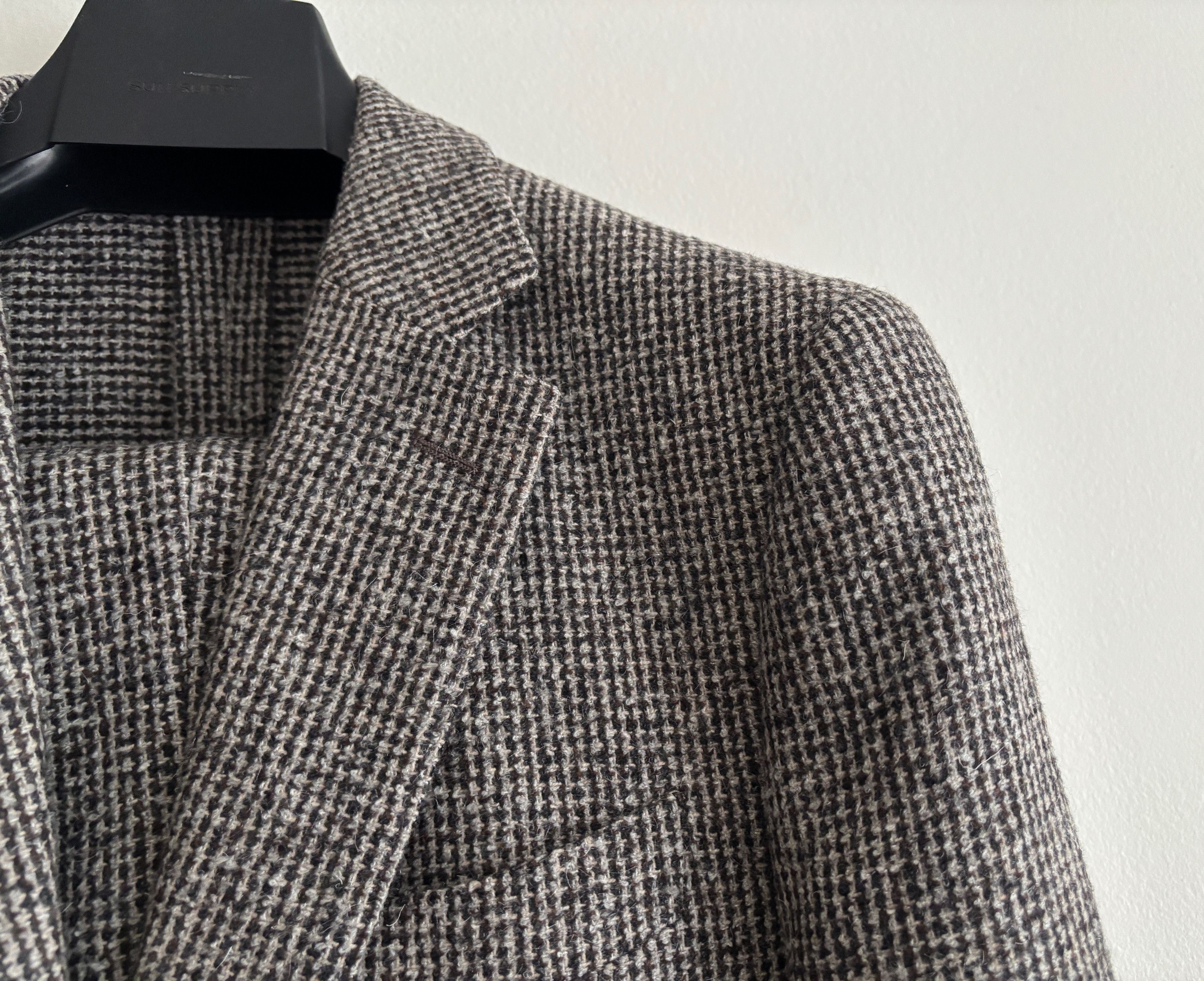 Suitsupply $995 Unstructured Grey Brown Tweed Suit-40, Pants 30 Size 40R - 3 Thumbnail
