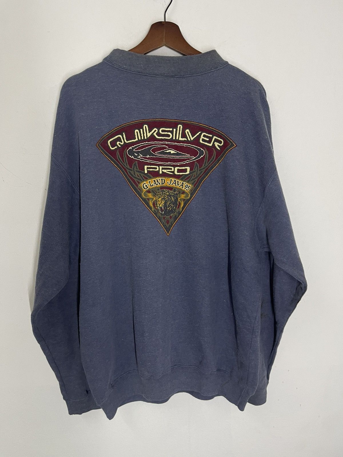 Quiksilver VINTAGE QUIKSILVER SURF BIG LOGO SPELLOUT Size US M / EU 48-50 / 2 - 5 Thumbnail
