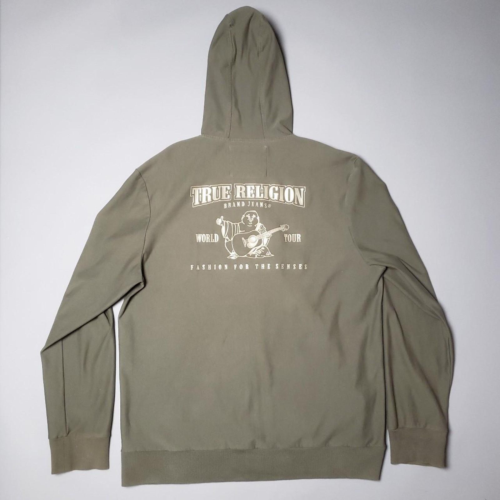 True Religion True Religion metallic back zip up hoodie Mens XLarge Size US XL / EU 56 / 4 - 3 Thumbnail