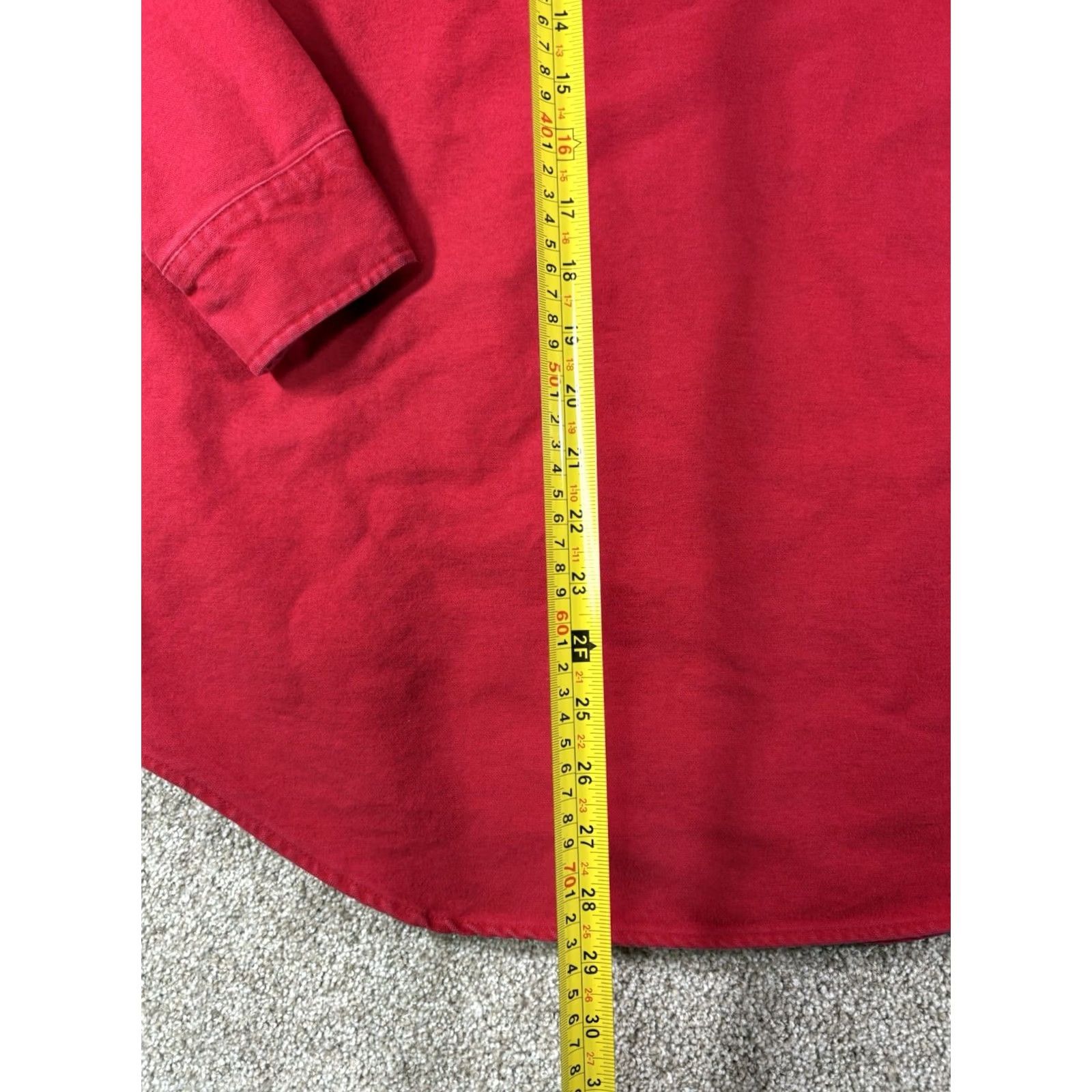 Vintage VINTAGE Woolrich Button-Up Shirt Mens M Flannel Heavyweight Red Long Sleeve Classic Cookbook? Size US M / EU 48-50 / 2 - 7 Thumbnail