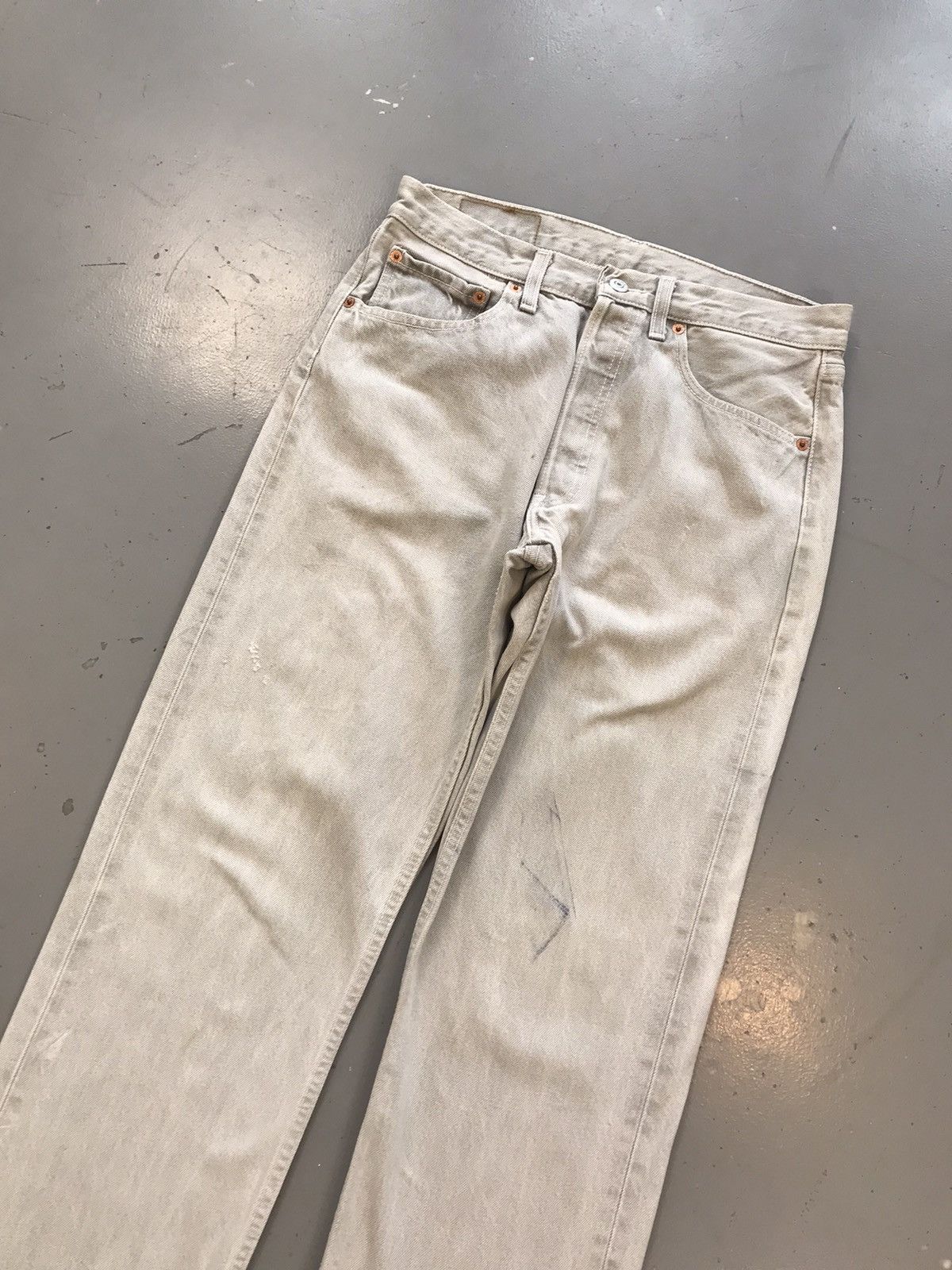Levi's × Vintage Vintage Levi’s straight fit botten up denim Size US 31 - 4 Thumbnail