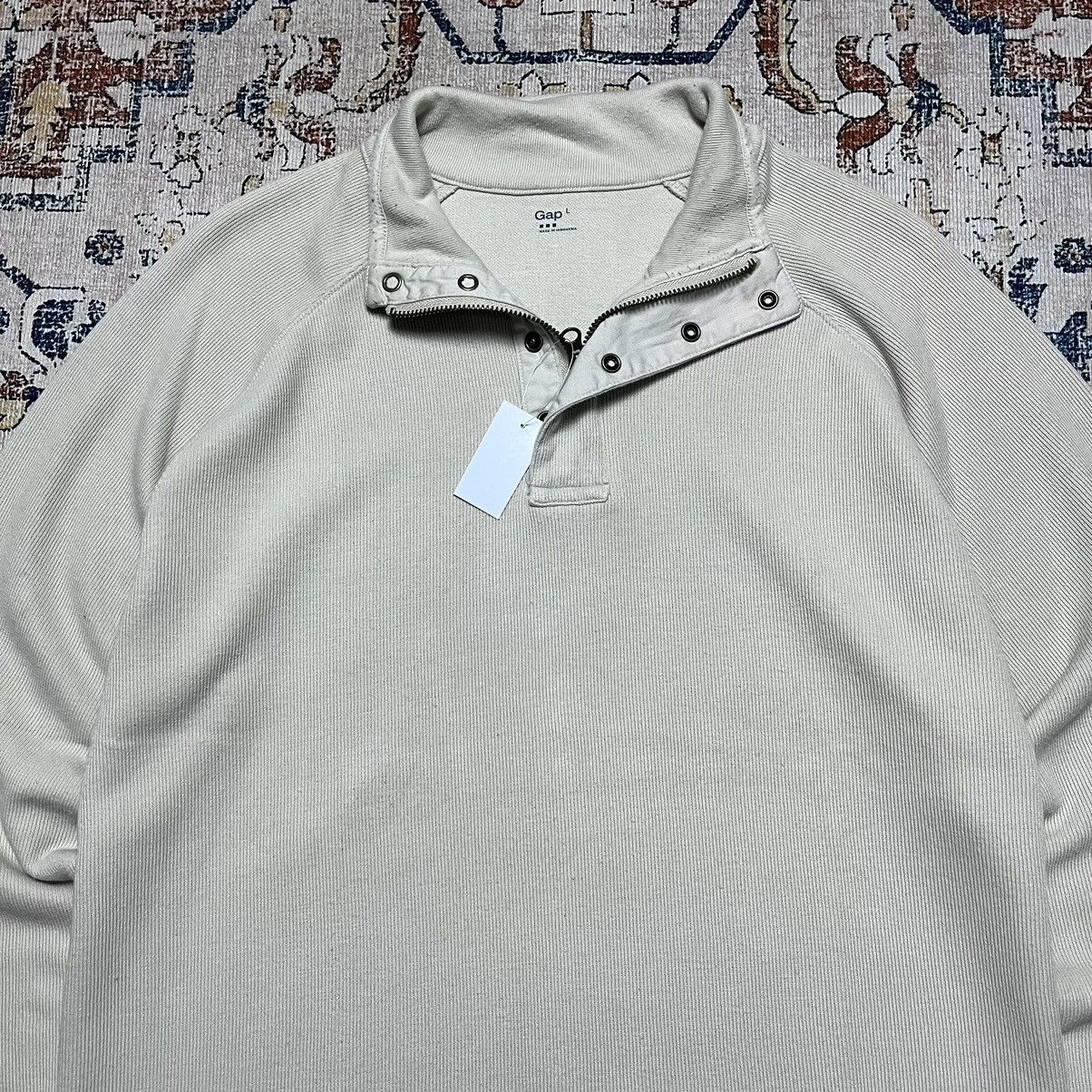 Gap × Vintage Vintage GAP Half Zipper & Button Sweaters Size US L / EU 52-54 / 3 - 2 Thumbnail