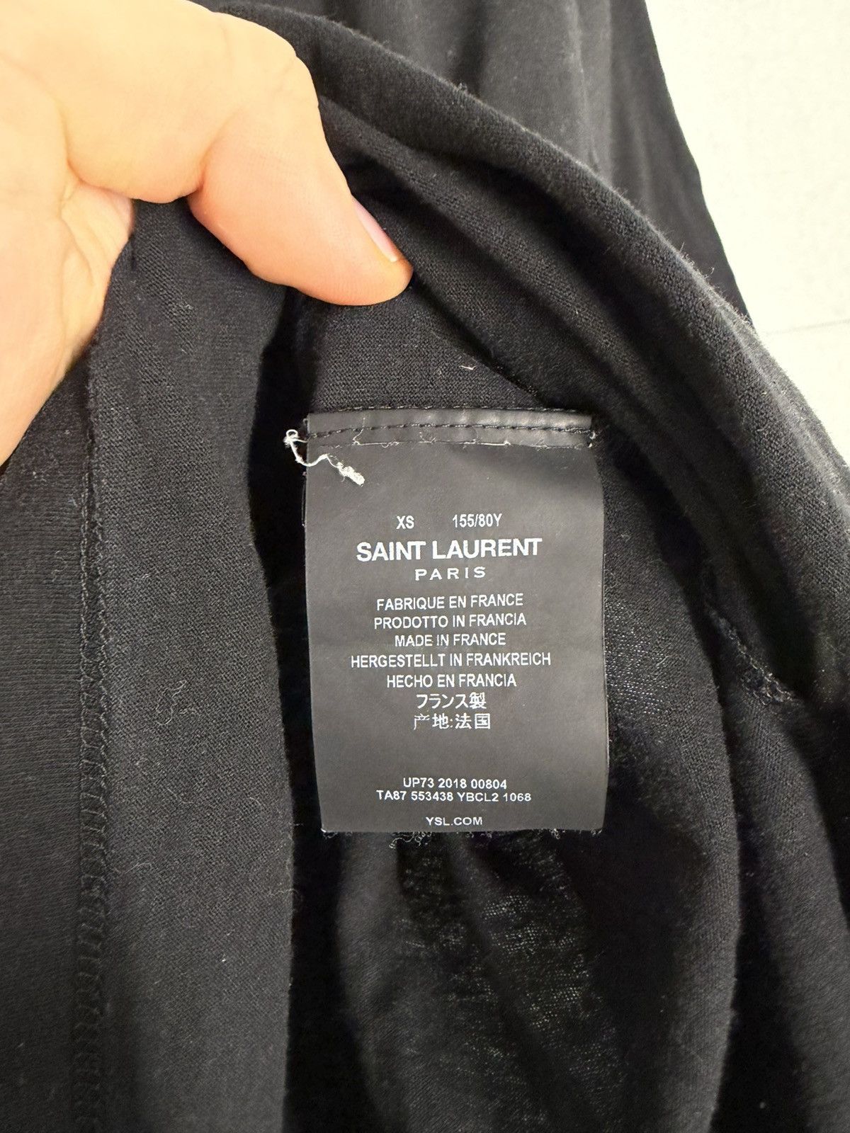 Saint Laurent Paris Saint Laurent 2018 Graphic Print T-Shirt Size US XS / EU 42 / 0 - 6 Thumbnail