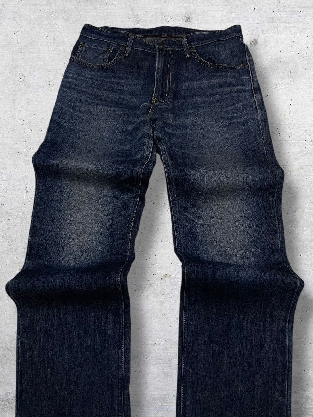 Edwin VINTAGE EDWIN DESIGNER 90S JAPAN INDIGO 403 STRAIGHT DENIM Size US 31 - 4 Thumbnail