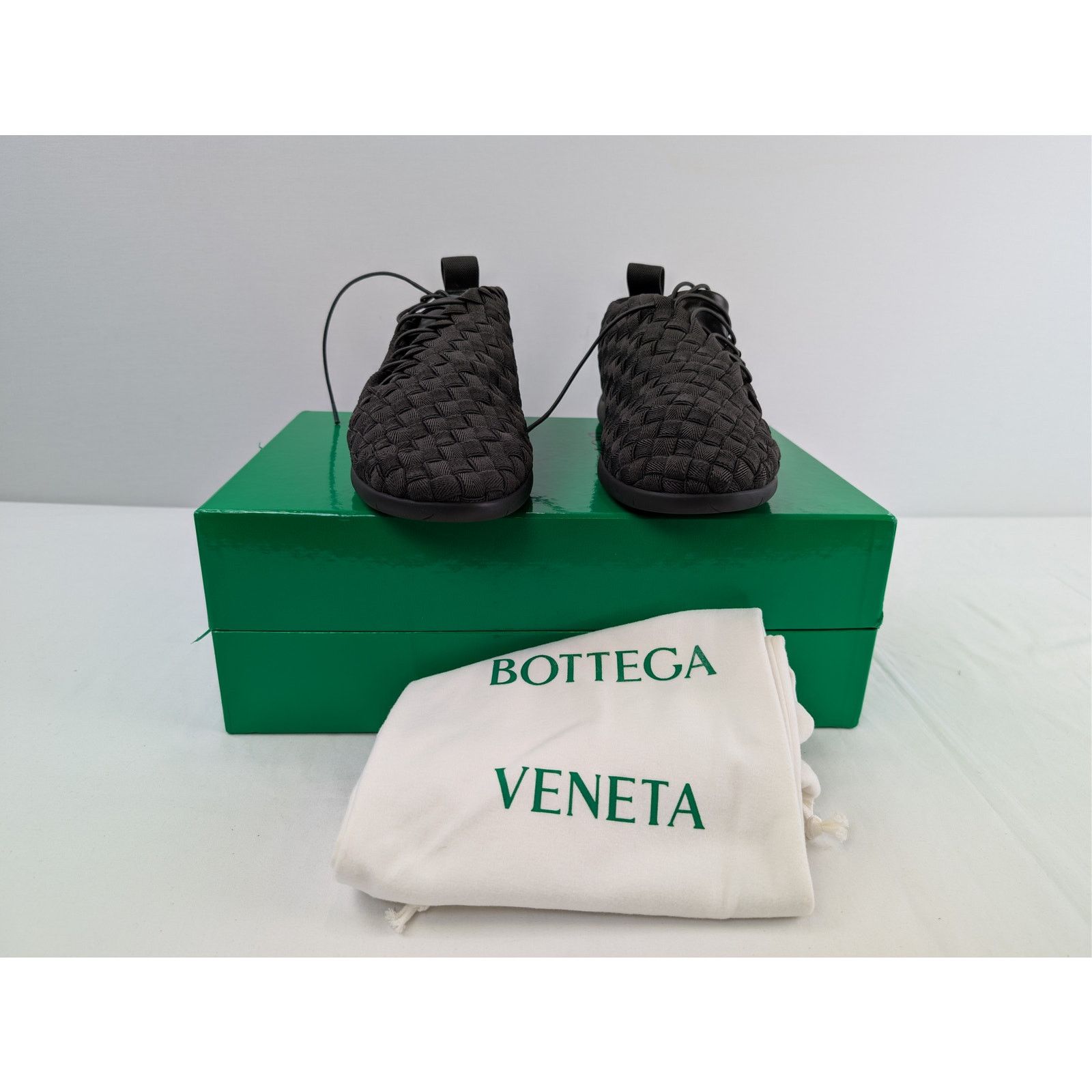 Bottega Veneta o1rshd1 Plat Sneaker Intrecciato Sneakers Shoe in Camping Size US 11 / EU 44 - 14 Thumbnail
