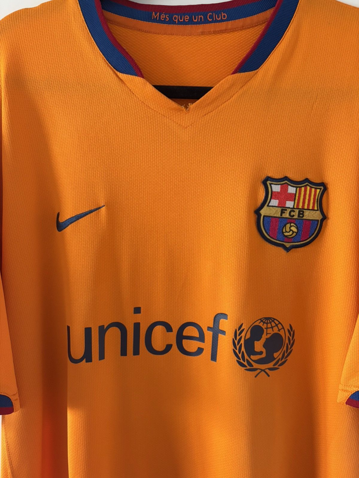 Barcelona nike 2007/2008 trzecia Messi — zdjęcie 6