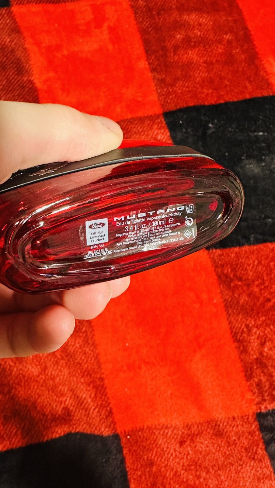Ford Classic Collection Mustang Red Men's Eau de Toilette 3.4 Oz Size ONE SIZE - 2 Thumbnail