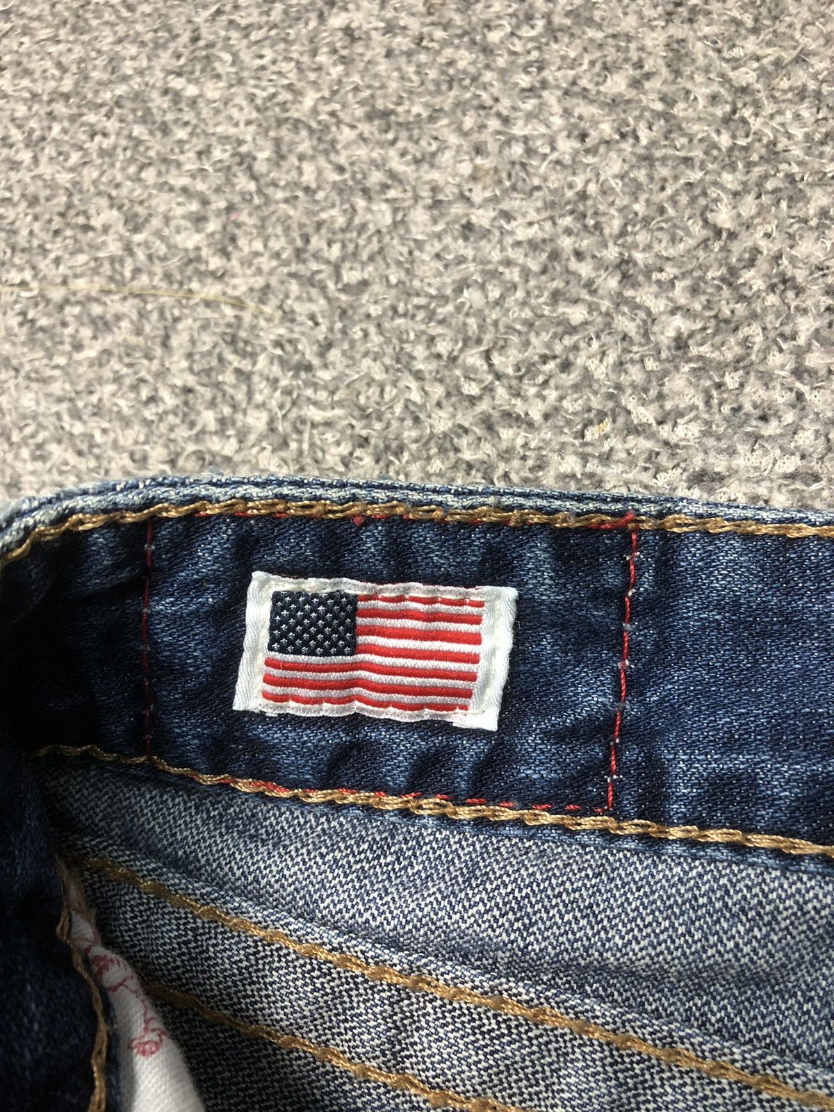 Japanese Brand × True Religion × Vintage Vintage Faded Blue True Religion Ella Rainbow Flare Jeans Size 30" / US 8 / IT 44 - 24 Thumbnail