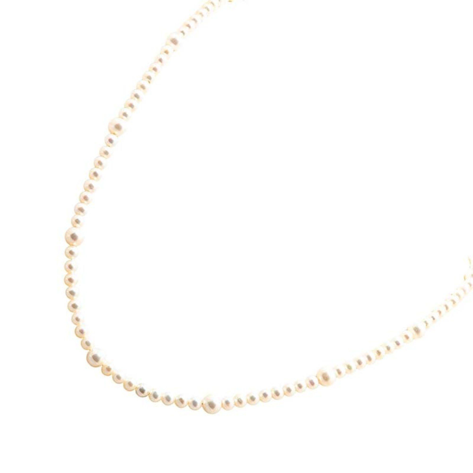 Tiffany White Pearl Necklace in 925 Sterling Silver for Women