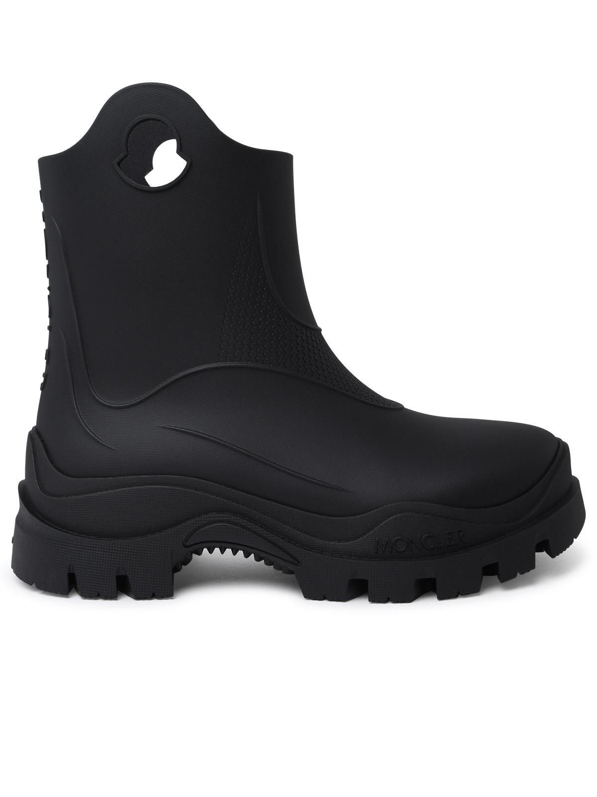 Moncler Moncler 'misty' Black Pvc Rain Boots | Grailed