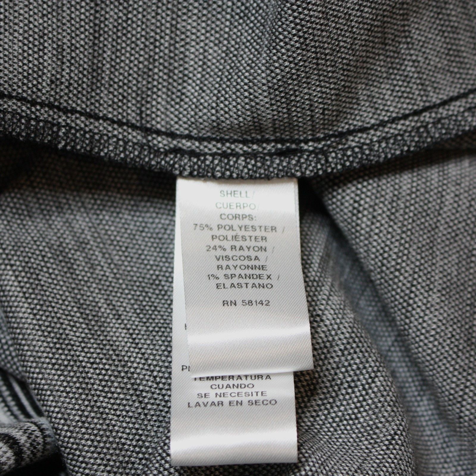 Other London Times Black & Gray Striped V-Neck Midi Dress Size M / US 6-8 / IT 42-44 - 5 Thumbnail