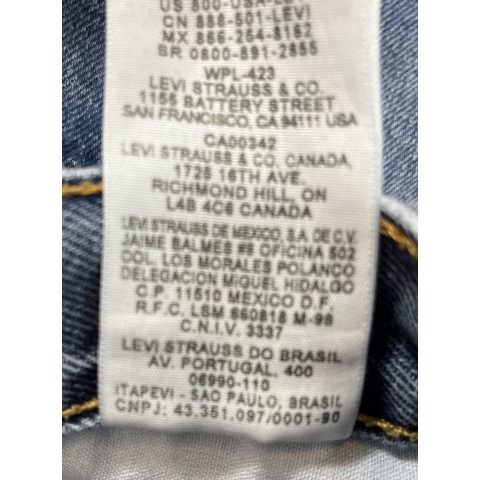 Levi's vtg Levi’s 550 Jeans Mens 36x30 Baggy Blue Wash Distressed Size US 36 / EU 52 - 5 Thumbnail