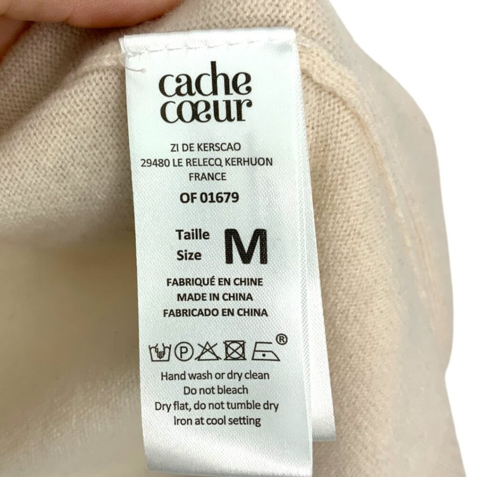 Other Cache Coeur Wool Cashmere Maternity Cardigan Medium $285 MSR Size M / US 6-8 / IT 42-44 - 6 Thumbnail