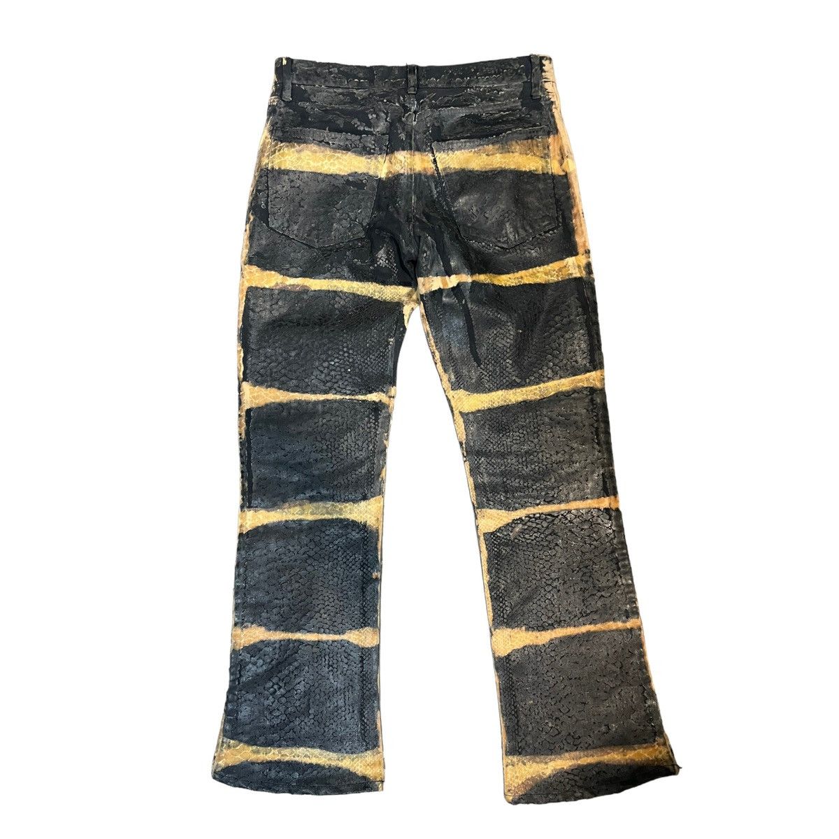 If Six Was Nine Maniac corp anaconda leather pants Size US 32 / EU 48 - 4 Thumbnail