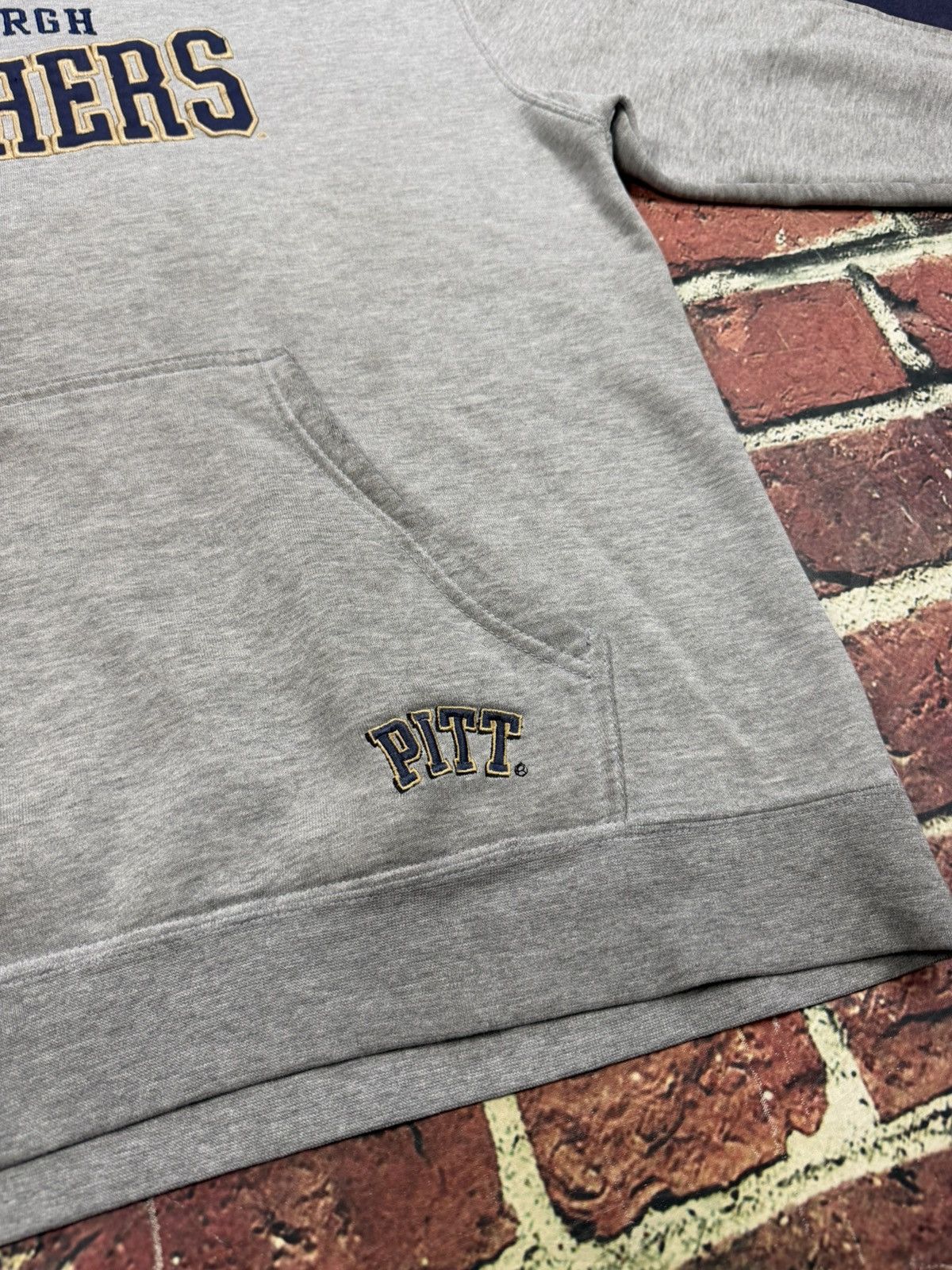 NCAA Pitt Panthers Hoodie Sweatshirt Y2K University of Pittsburgh Size US XL / EU 56 / 4 - 6 Thumbnail