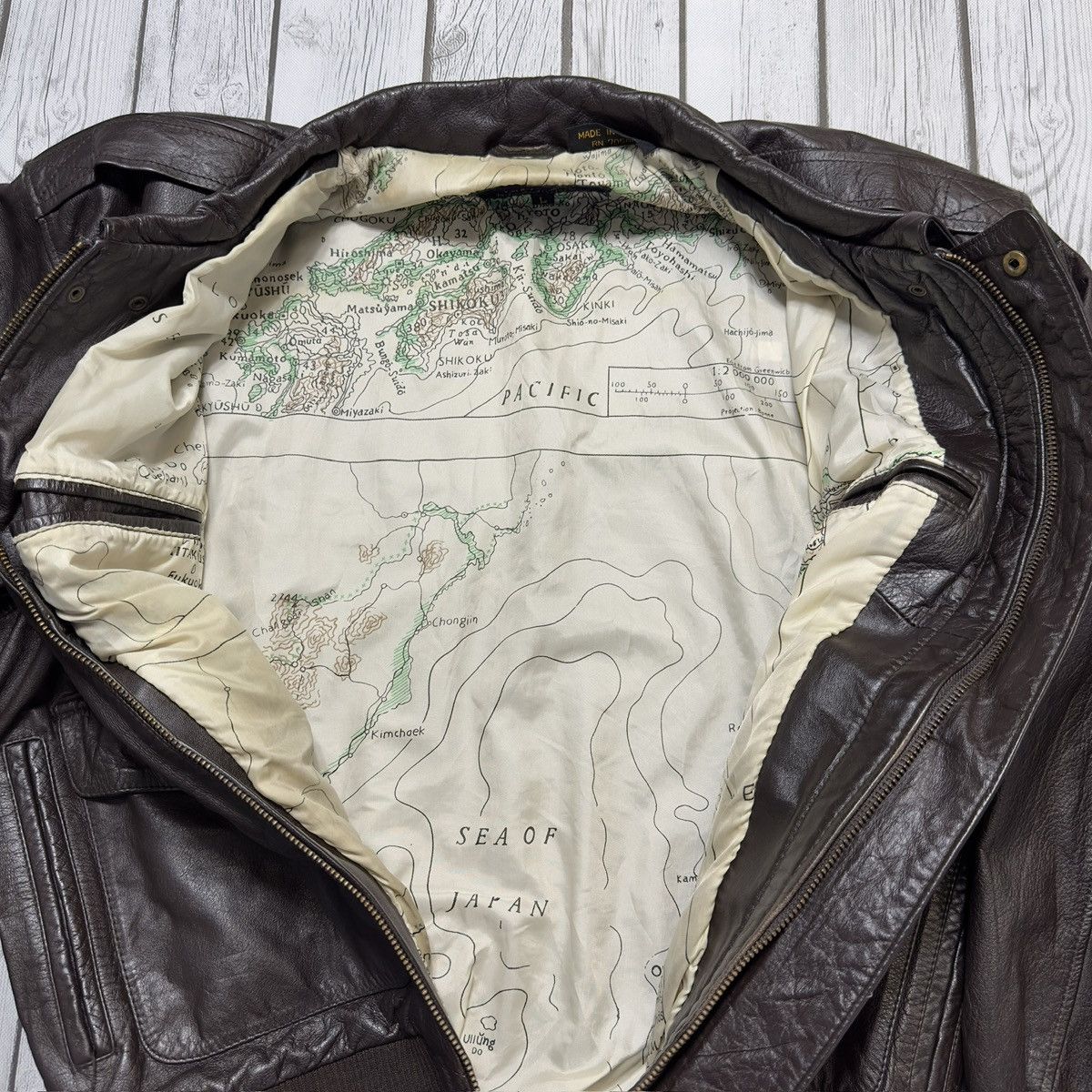 Vintage Vintage American Born A-2 Flight Jacket Size US L / EU 52-54 / 3 - 5 Thumbnail
