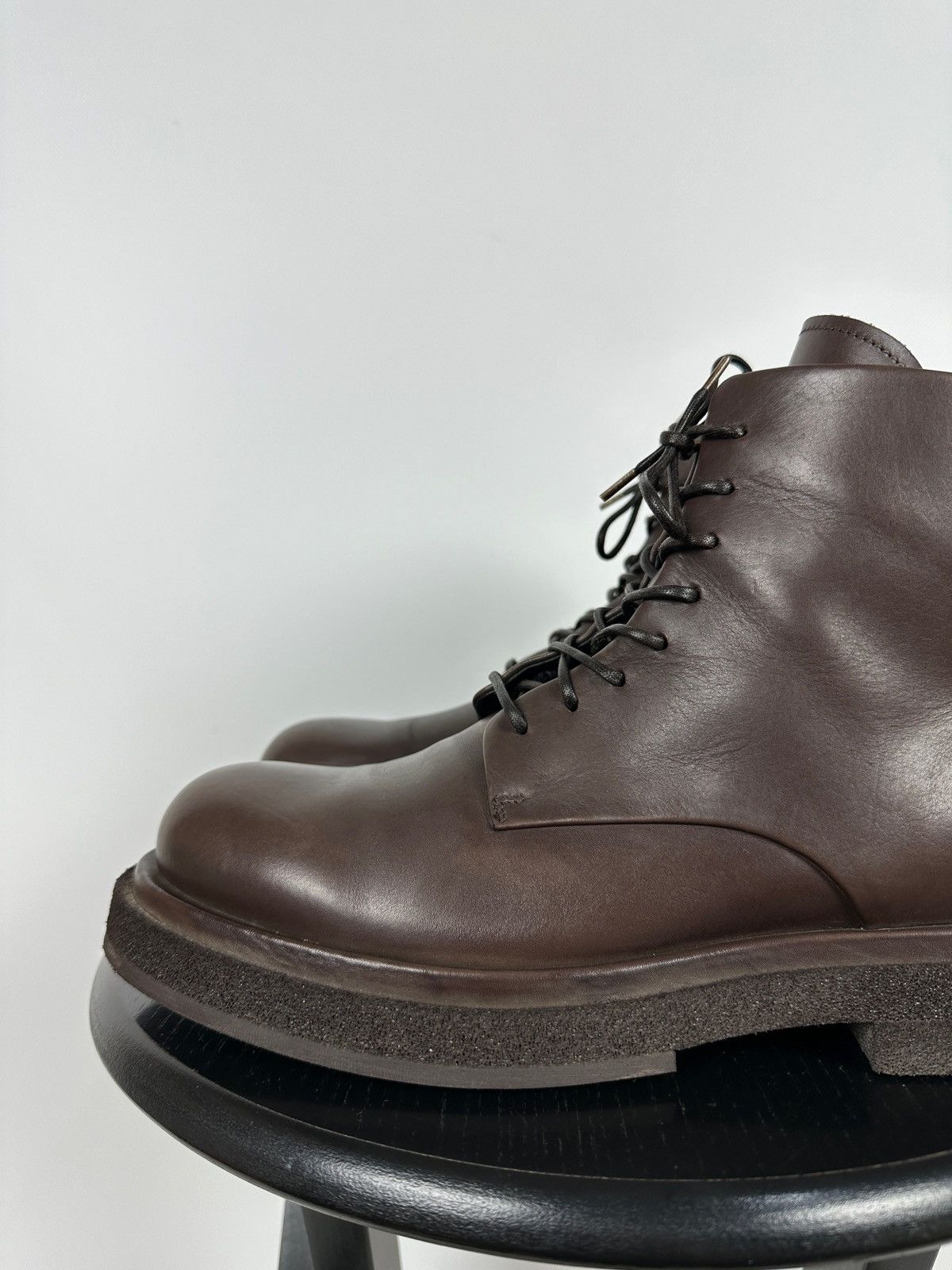 Officine Creative Officine Creative Lace Up Brown Leather Boots Size US 10 / IT 40 - 14 Thumbnail