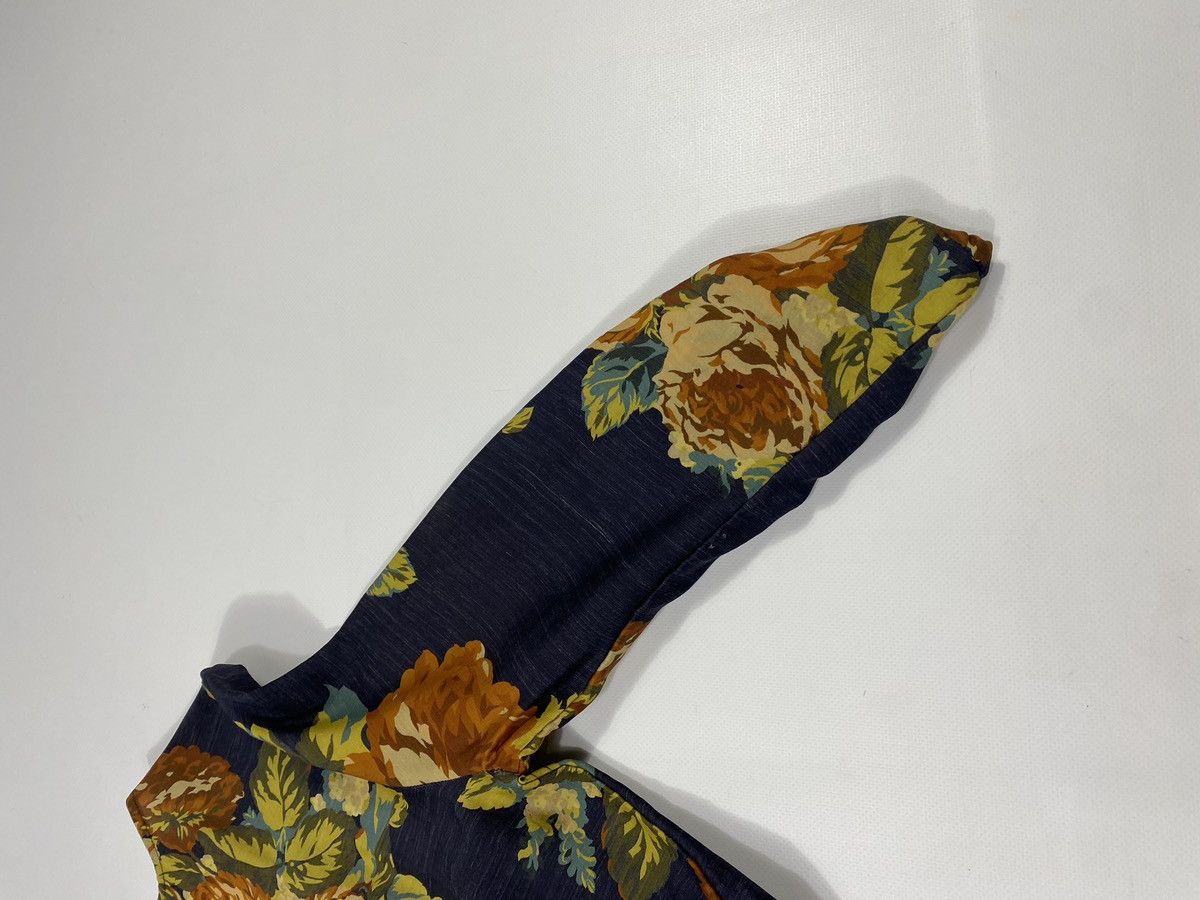 Other Momoni Italy Wool Silk Flowers Midi Dress With Pockets Size M / US 6-8 / IT 42-44 - 14 Thumbnail