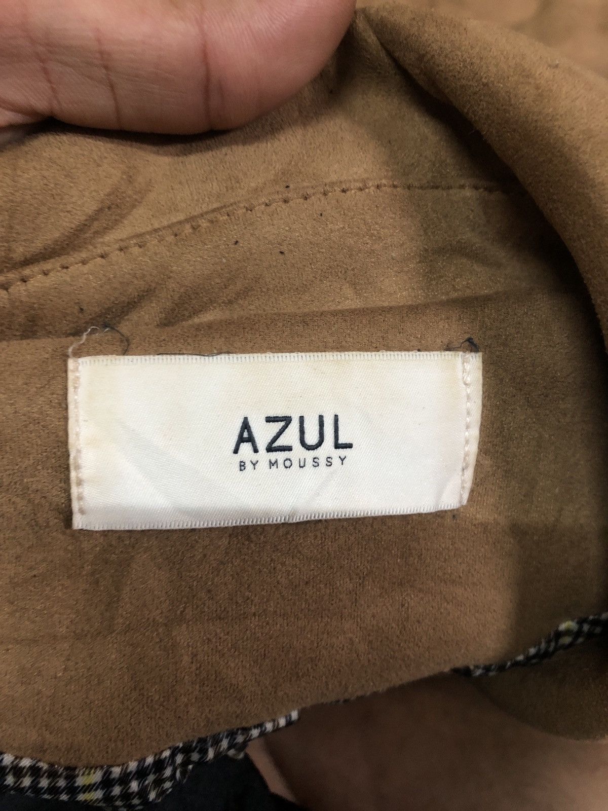 If Six Was Nine × Japanese Brand × MOUSSY Azul by Moussy cropped Mole skin Biker punk jacket Size S / US 4 / IT 40 - 3 Thumbnail