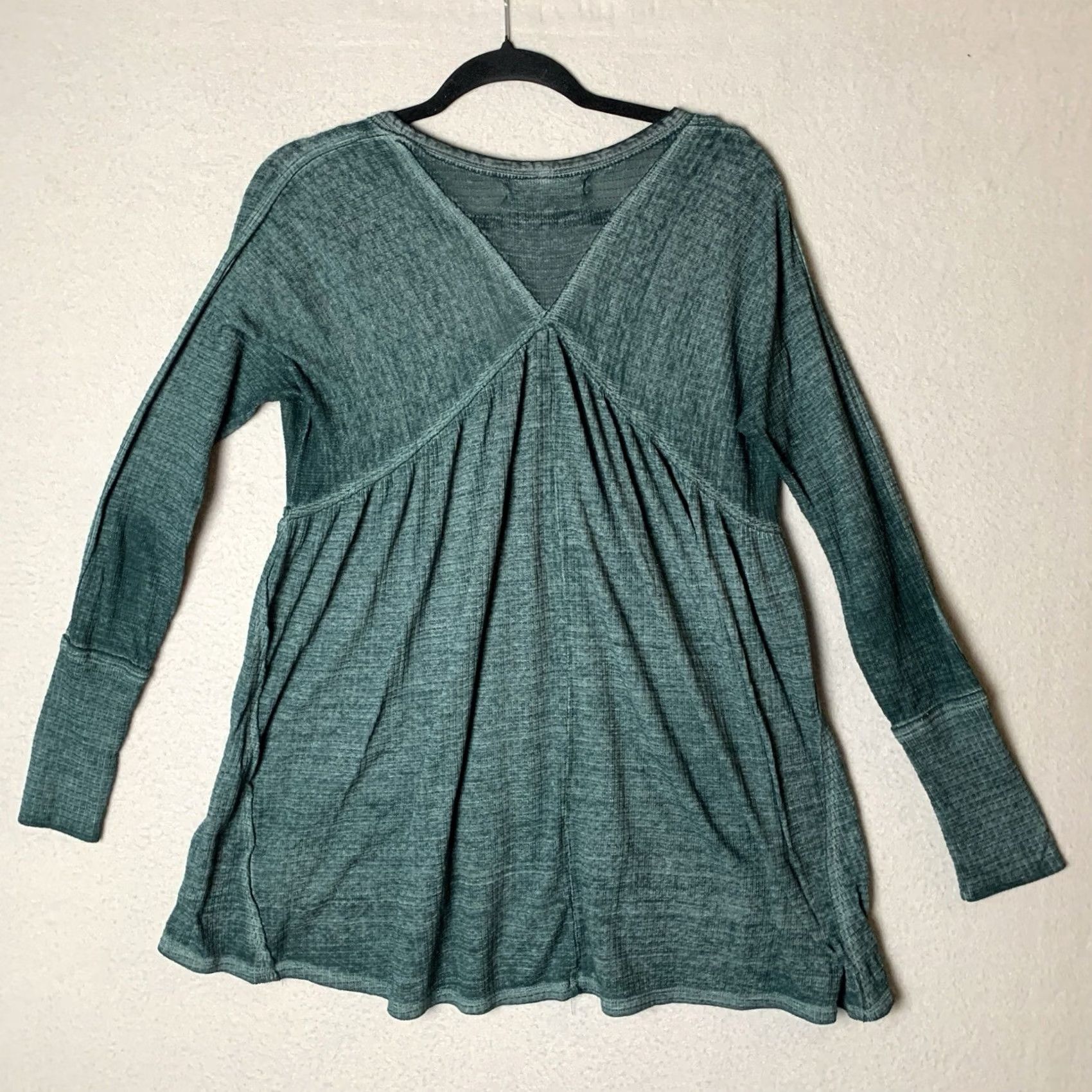 Free People VINTAGE Free People We The Free Citrine Thermal Top Women S Green Boho Minimalist Size S / US 4 / IT 40 - 3 Thumbnail