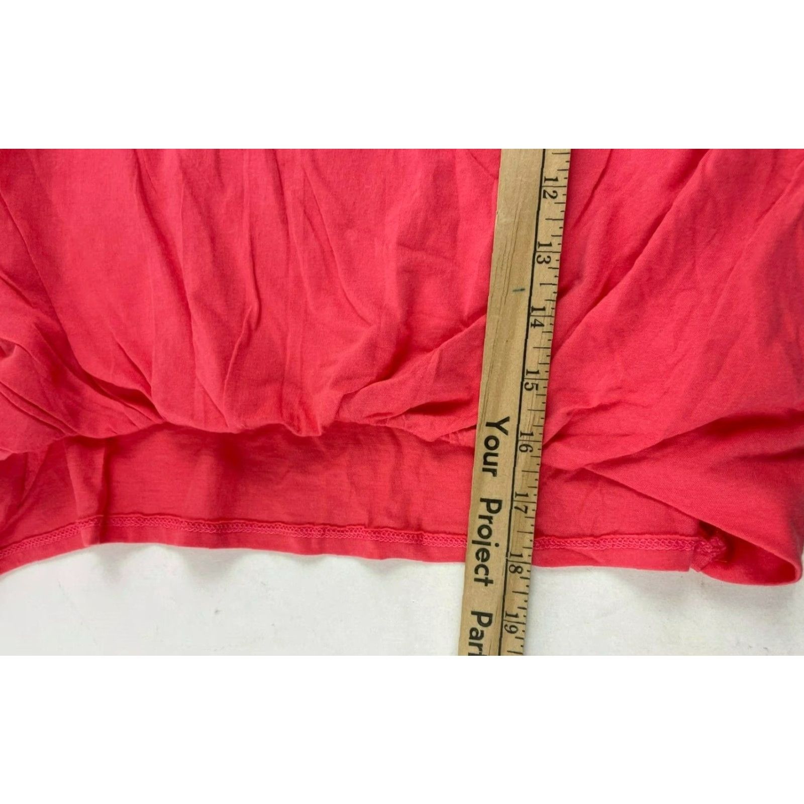 Vintage ABOUND Crop Top T-Shirt Women's Size Large Solid Pink Short Sleeve Crewneck NWT Size L / US 10 / IT 46 - 4 Thumbnail