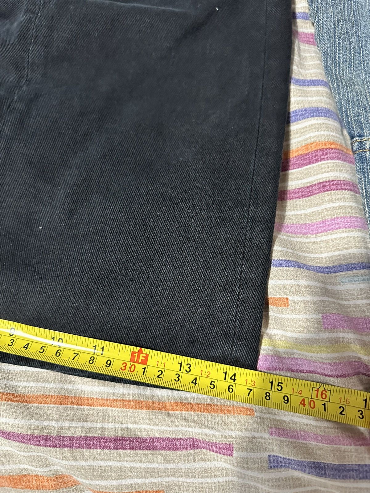 Balenciaga [M] 1550$ Black flared double knee jeans Size US 31 - 19 Thumbnail
