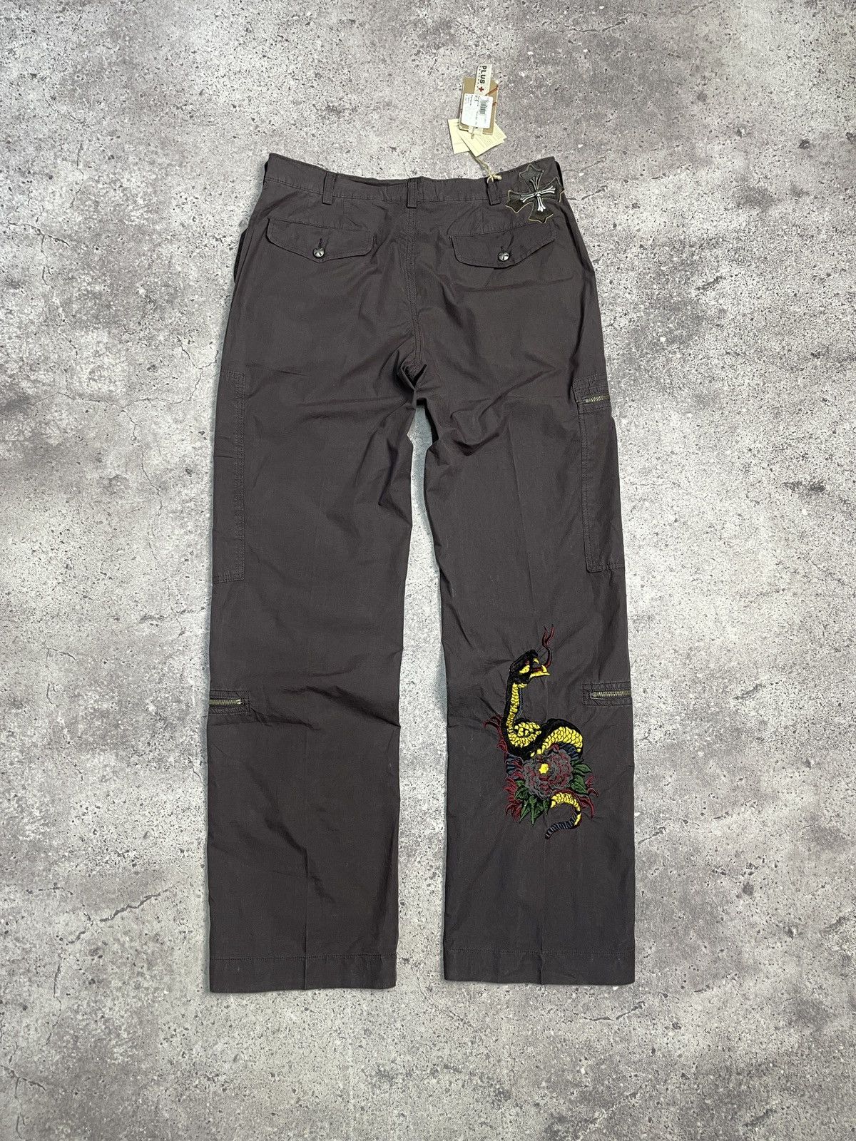Ed Hardy Vintage Chrome hearts Style Cargo Pants Y2K Size US 30 / EU 46 - 11 Thumbnail