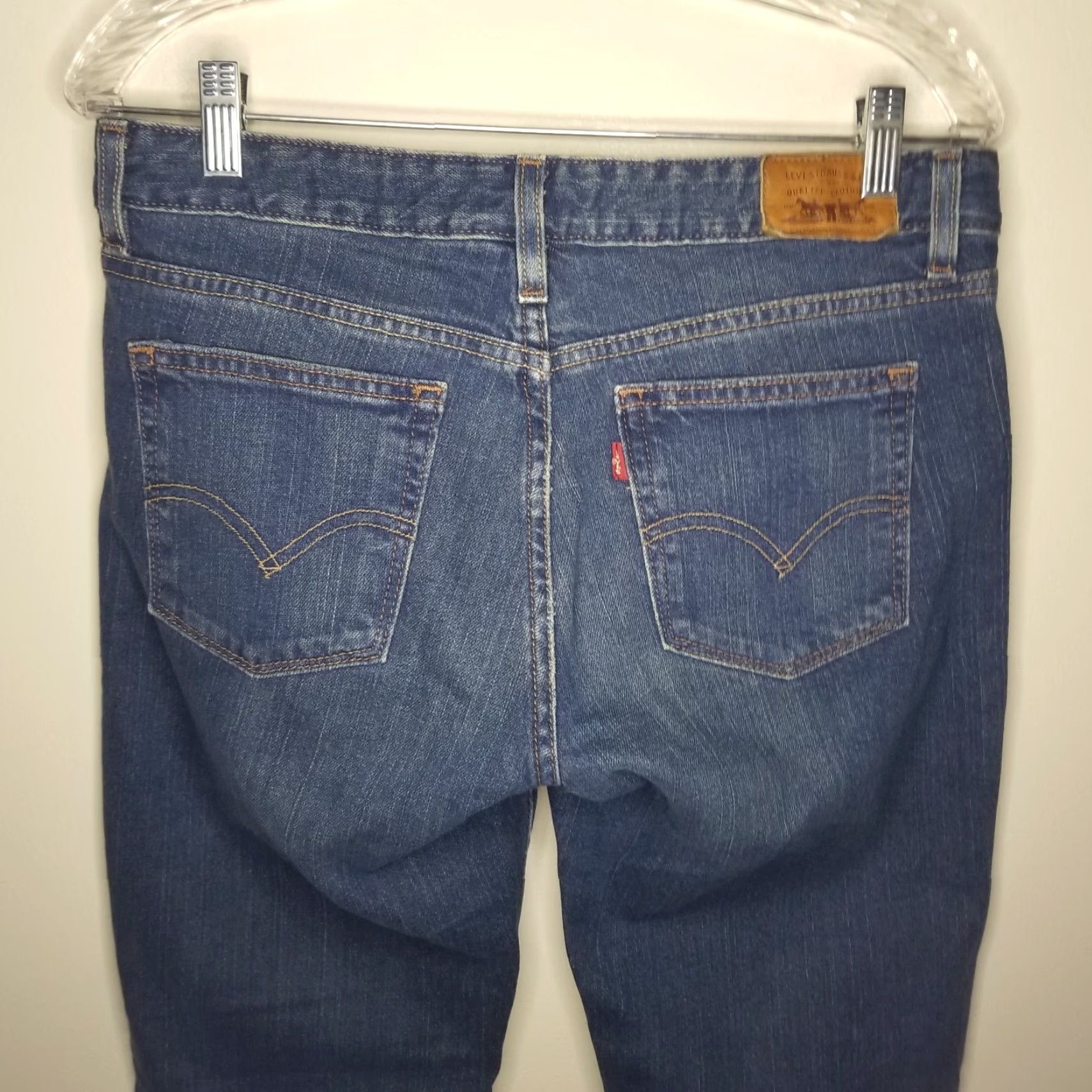 Levi's Levi 553 Womens Mid Rise Bootcut Jeans Size 8S Blue Size 32" / US 10 / IT 46 - 5 Thumbnail