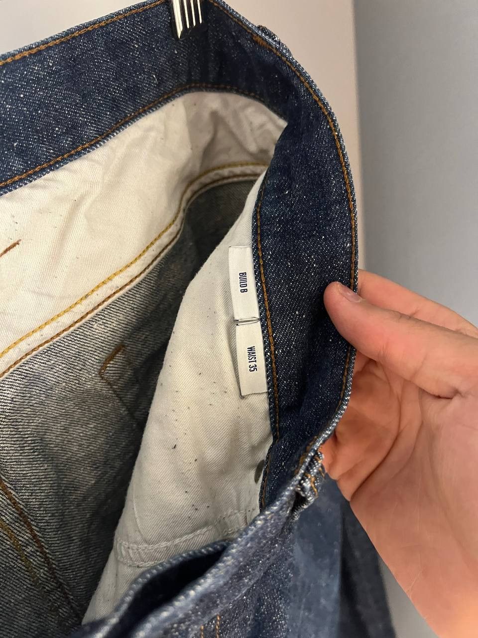 Japanese Brand VINTAGE SPOKE DENIM SELVEDGE JEANS DESIGNER CASUAL Y2K JAPAN Size US 35 - 11 Thumbnail