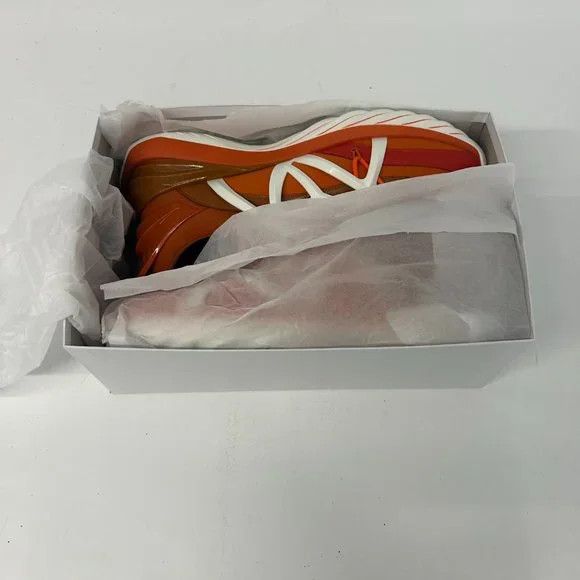 Jimmy Choo Jimmy Choo V Amber Orange Mix Low-Top Sneakers - EU43/US10 Size US 10 / EU 43 - 12 Thumbnail