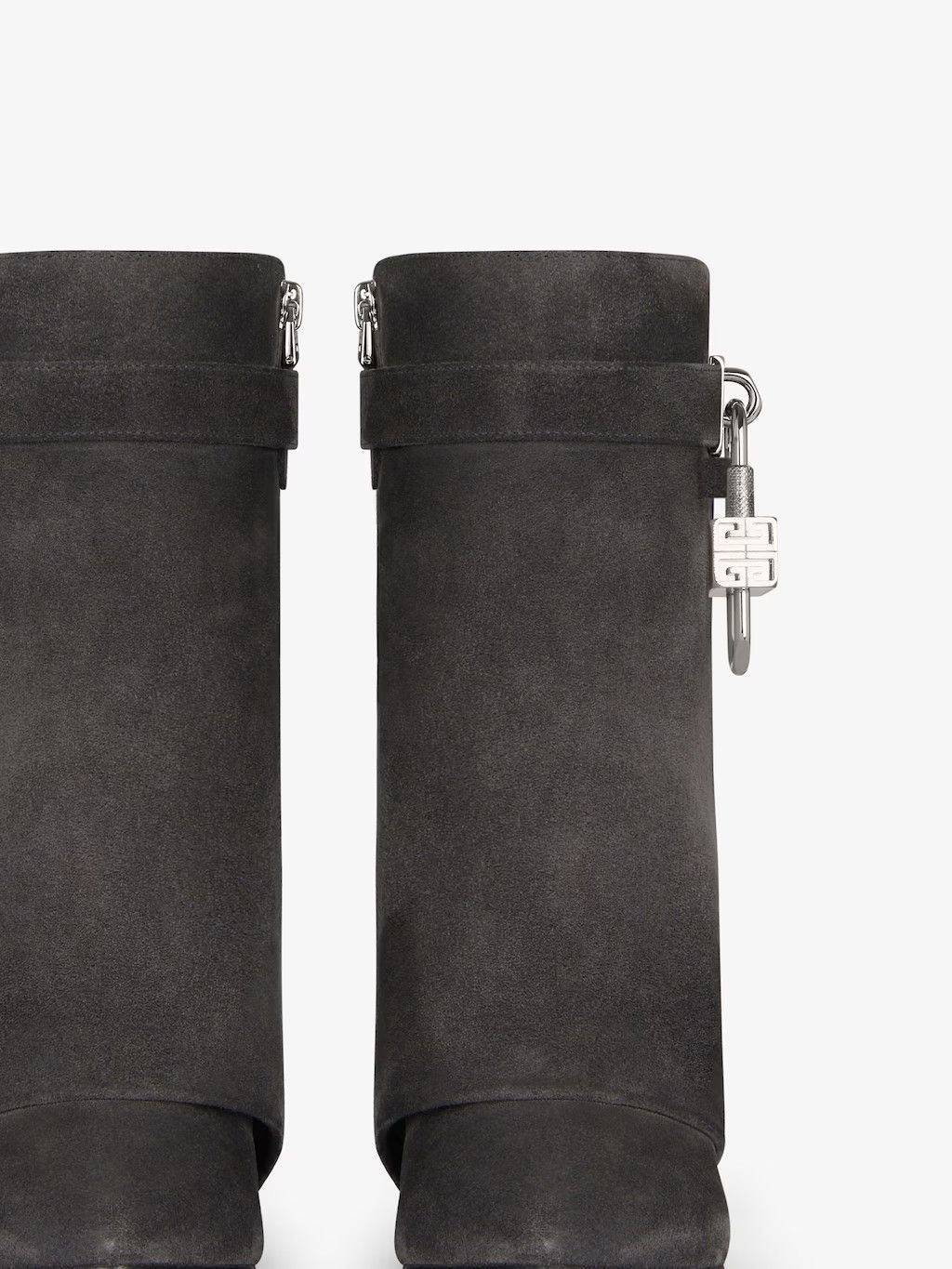 Givenchy o1w1db10525 Shark Lock Ankle Boots in Black Size US 10 / IT 40 - 5 Thumbnail