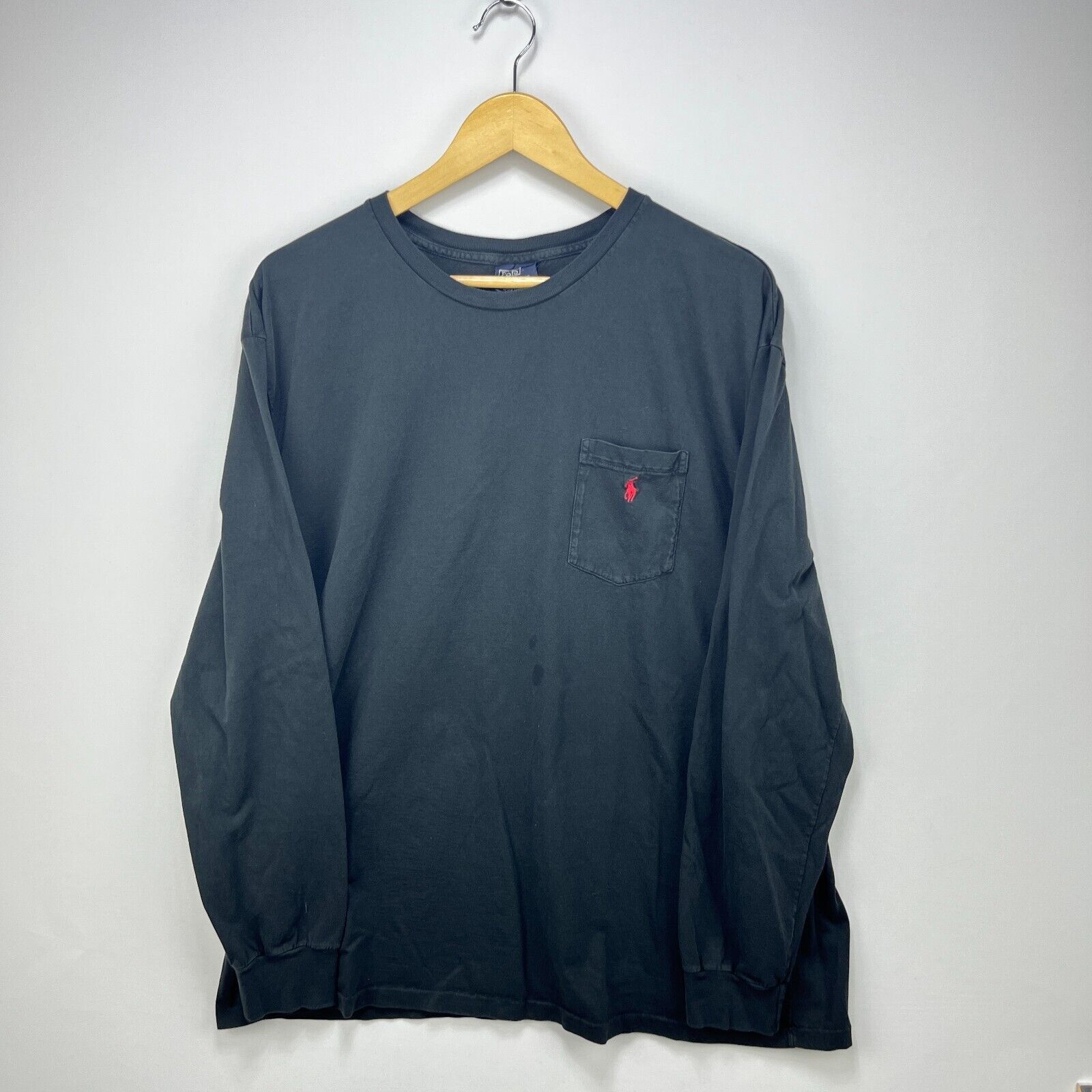 Ralph Lauren × Vintage Vintage '90s Polo Ralph Lauren Faded Long Sleeve Shirt XL Size US XL / EU 56 / 4 - 1 Thumbnail