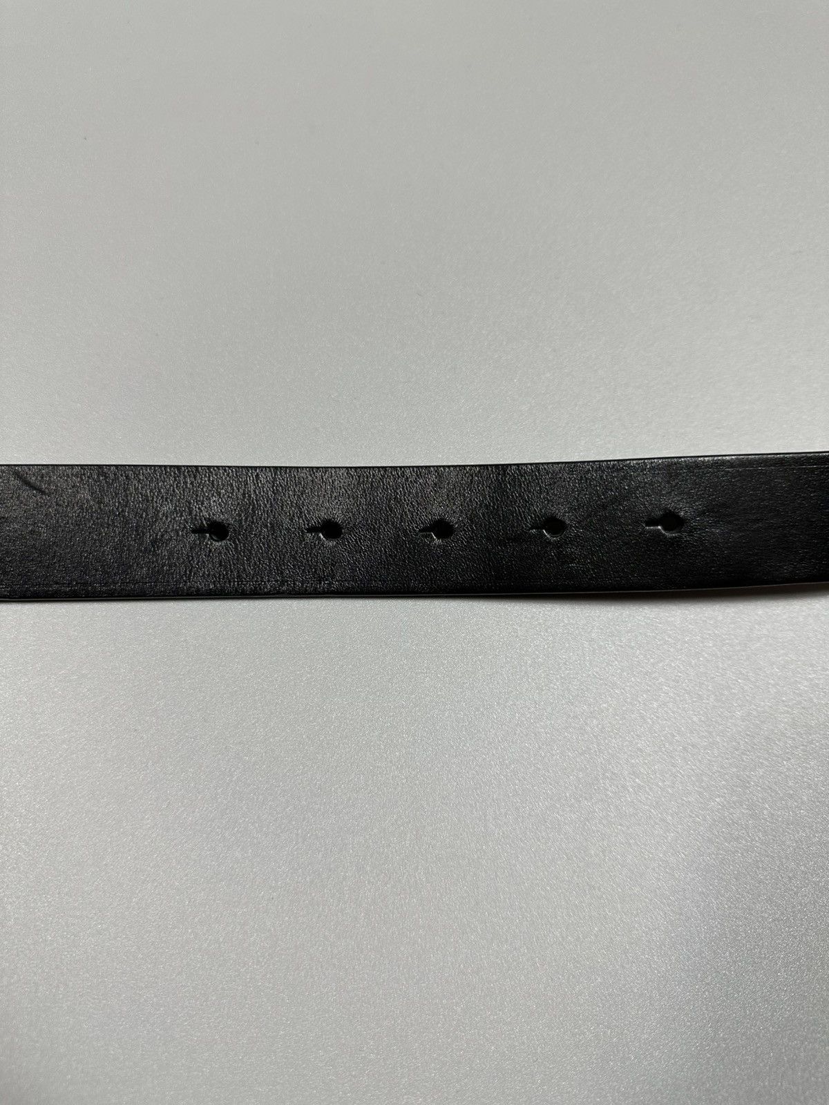 Balenciaga Balenciaga B Buckle Black Leather Belt Size ONE SIZE - 5 Thumbnail