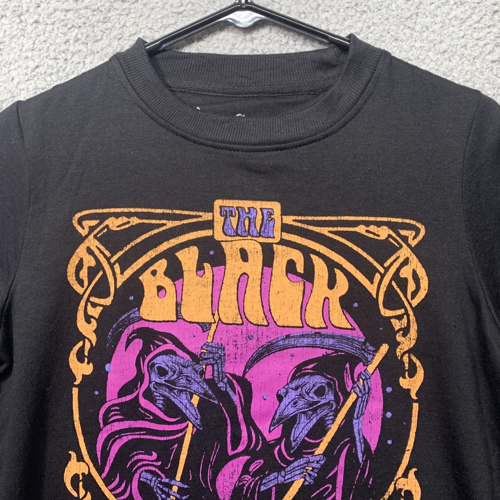 Vintage The Black Crowes Sweatshirt Women’s XS Black Purple Orange Lg Graphic NWT Size XS / US 0-2 / IT 36-38 - 2 Thumbnail
