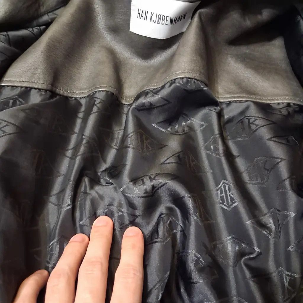 Han Kjobenhavn Han Kjobenhavn lamb leather jacket, medium Size US M / EU 48-50 / 2 - 11 Thumbnail