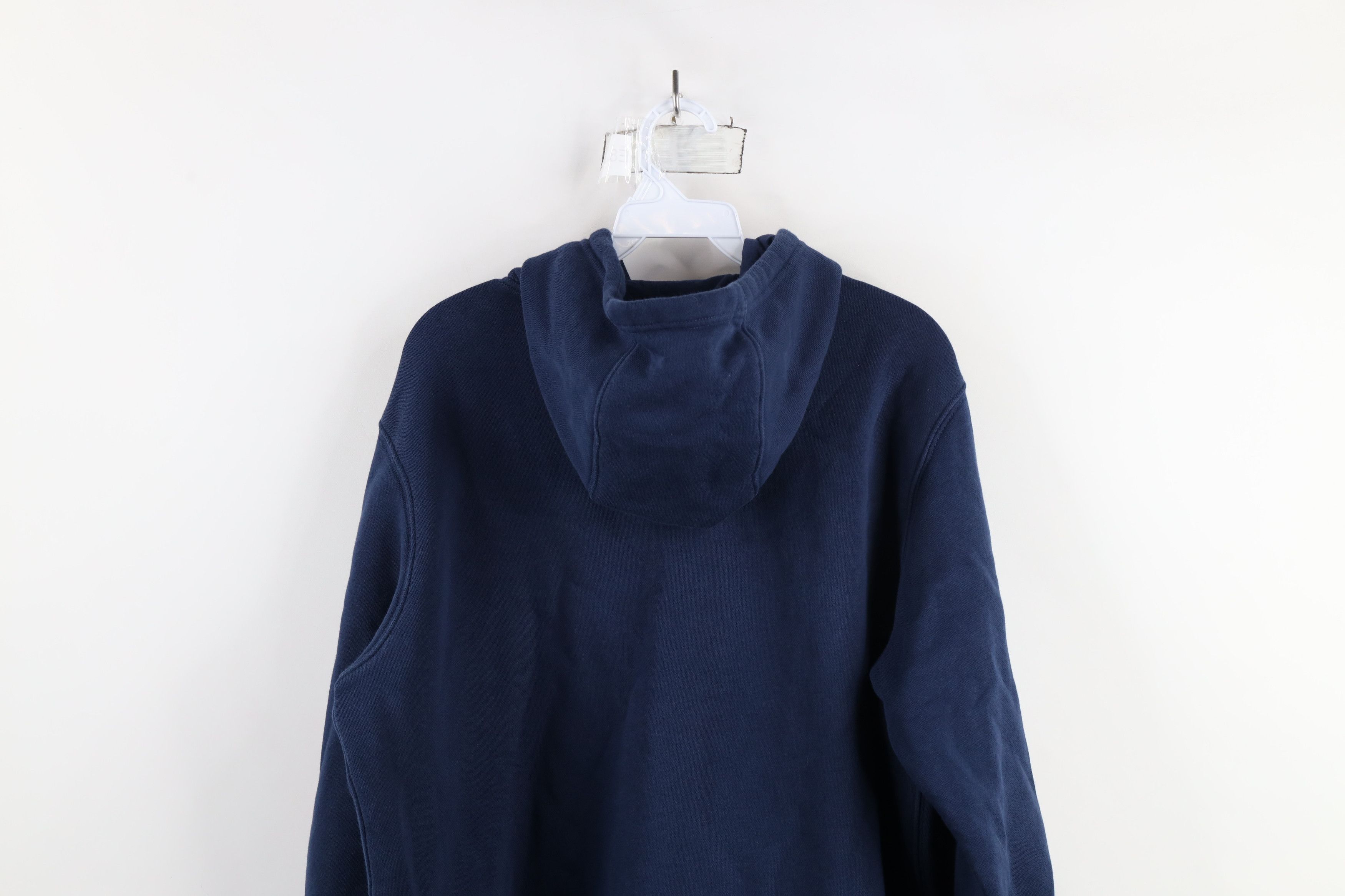 Nike × Vintage Vintage Y2K Nike Scott Mini Swoosh Hoodie Sweatshirt Blue Size US L / EU 52-54 / 3 - 12 Thumbnail