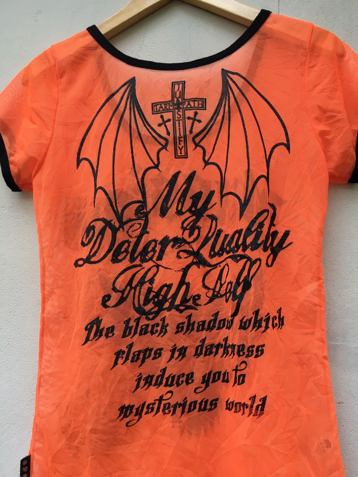 14th Addiction Japanese Mesh Devil Wings Sid Vicious Seditionaries Size US S / EU 44-46 / 1 - 8 Thumbnail