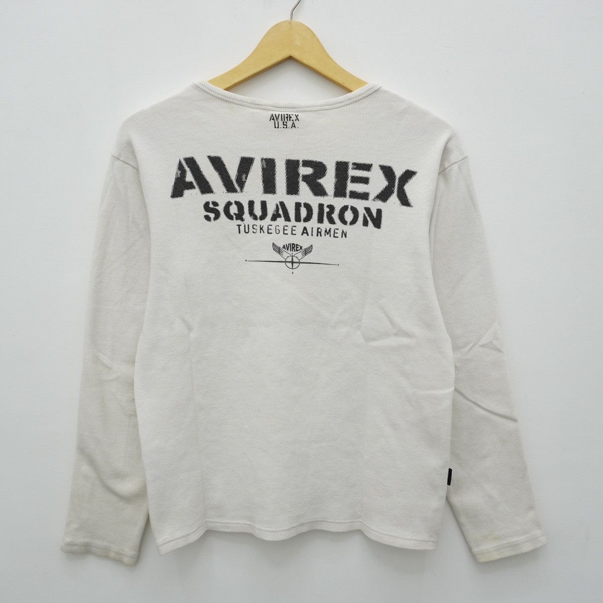 Rare Avirex Squadron Tuskegee Airmen Long Sleeve