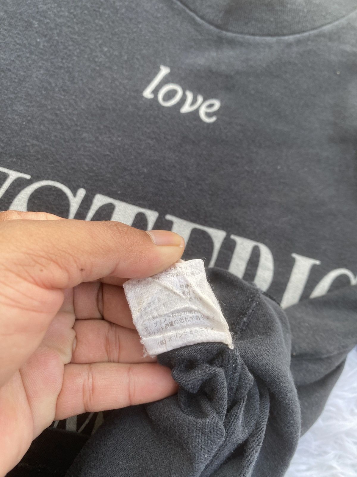 Hysteric Glamour Rare Vintage Love Hysteric Glamour Spellout Tshirt Size US S / EU 44-46 / 1 - 13 Thumbnail