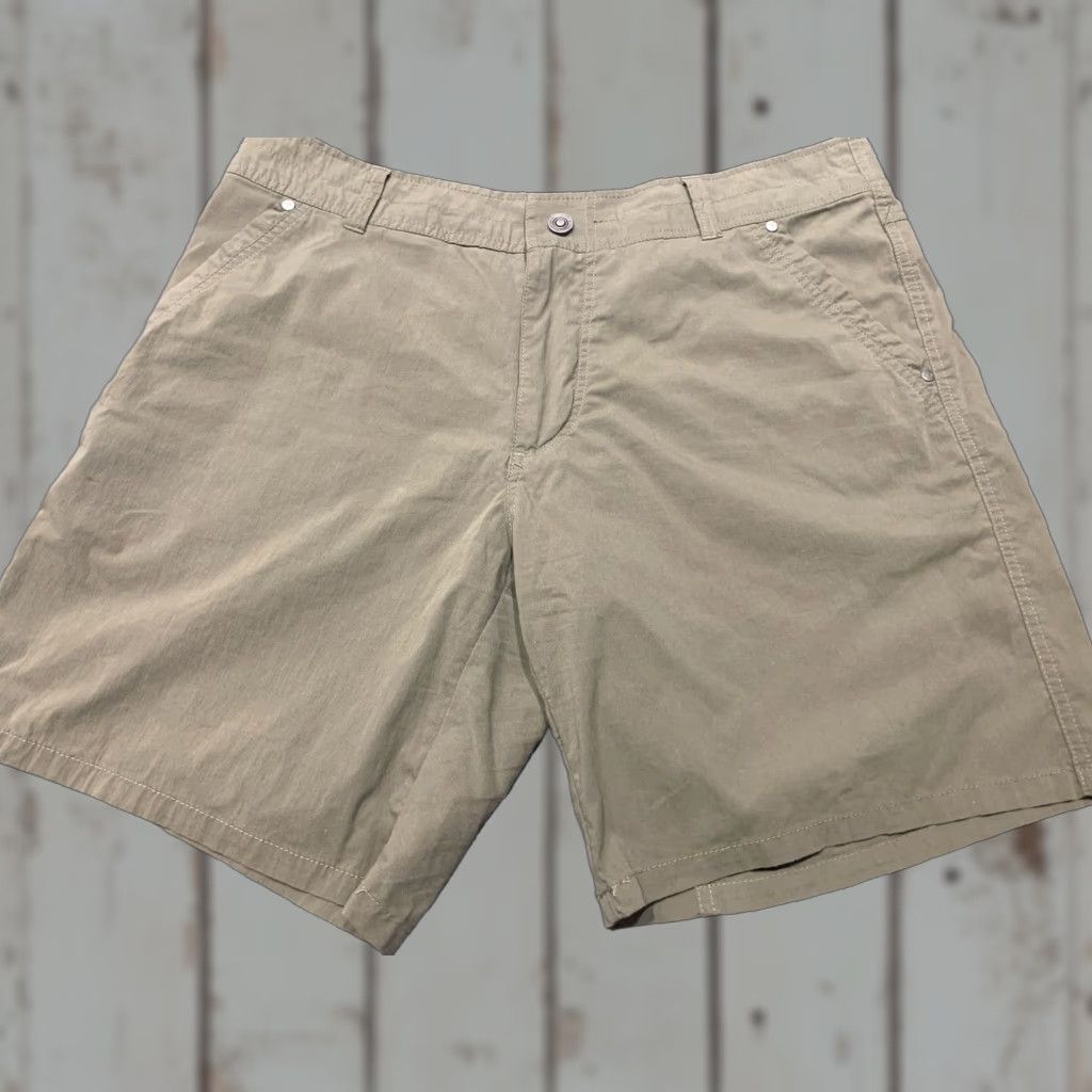 Olive Kuhl Men's Hiking Shorts Size 36 Green Solid Casual Outdoor Regular Fit Size US 36 / EU 52 - 1 Thumbnail