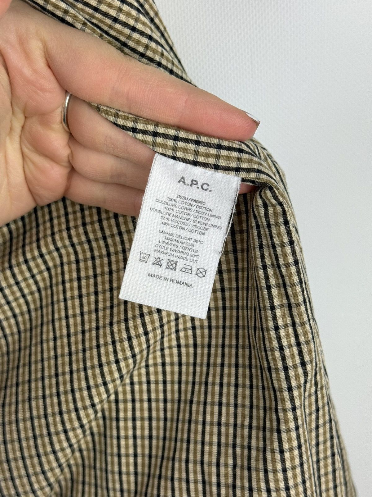 A.P.C. A.P.C. Ladies Double Breasted Trench Coat Jacket Size 34 Size XS / US 0-2 / IT 36-38 - 23 Thumbnail