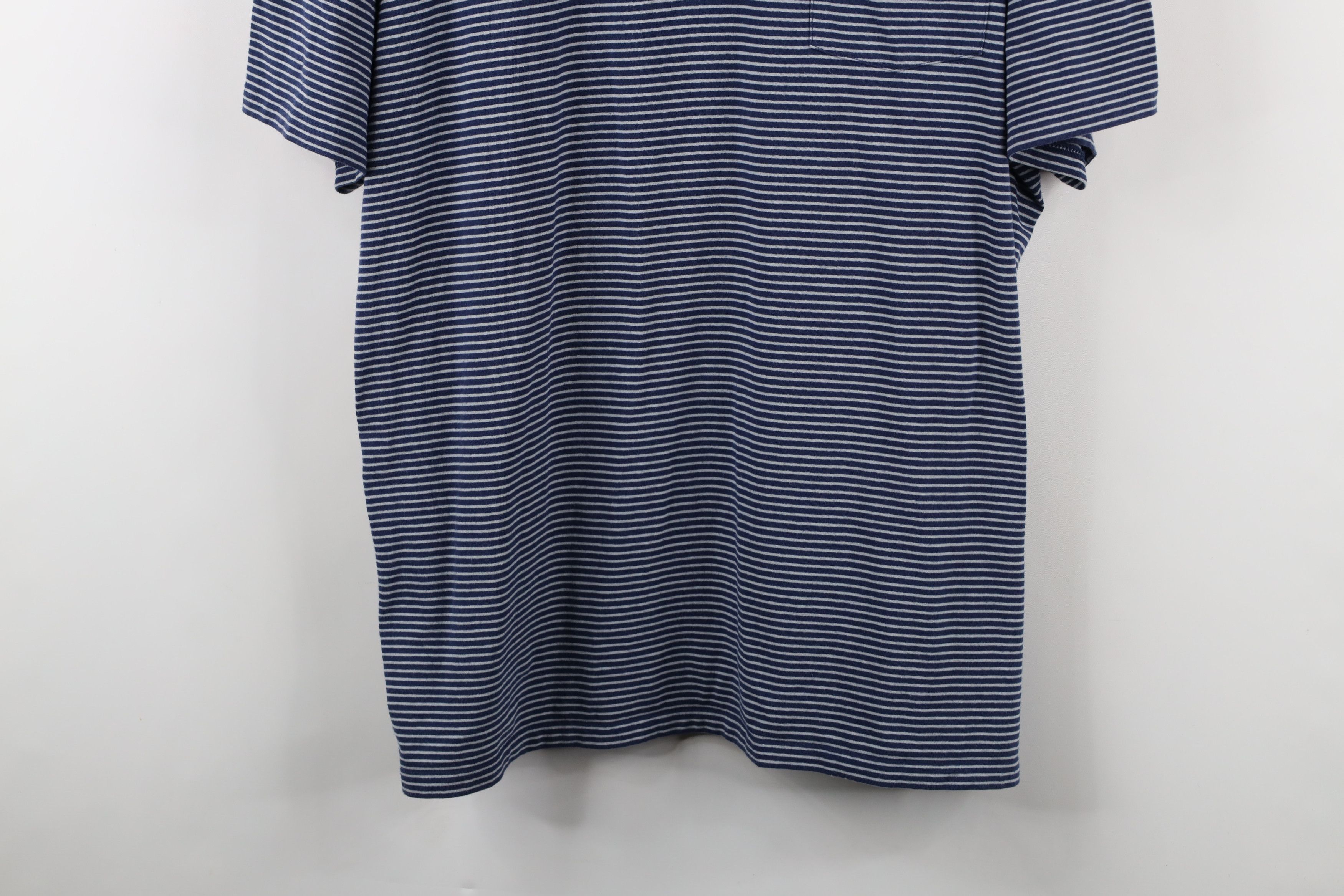 Vineyard Vines × Vintage Vineyard Vines Edgartown Logo Jersey Knit Striped Polo Shirt Size US XXL / EU 58 / 5 - 3 Thumbnail