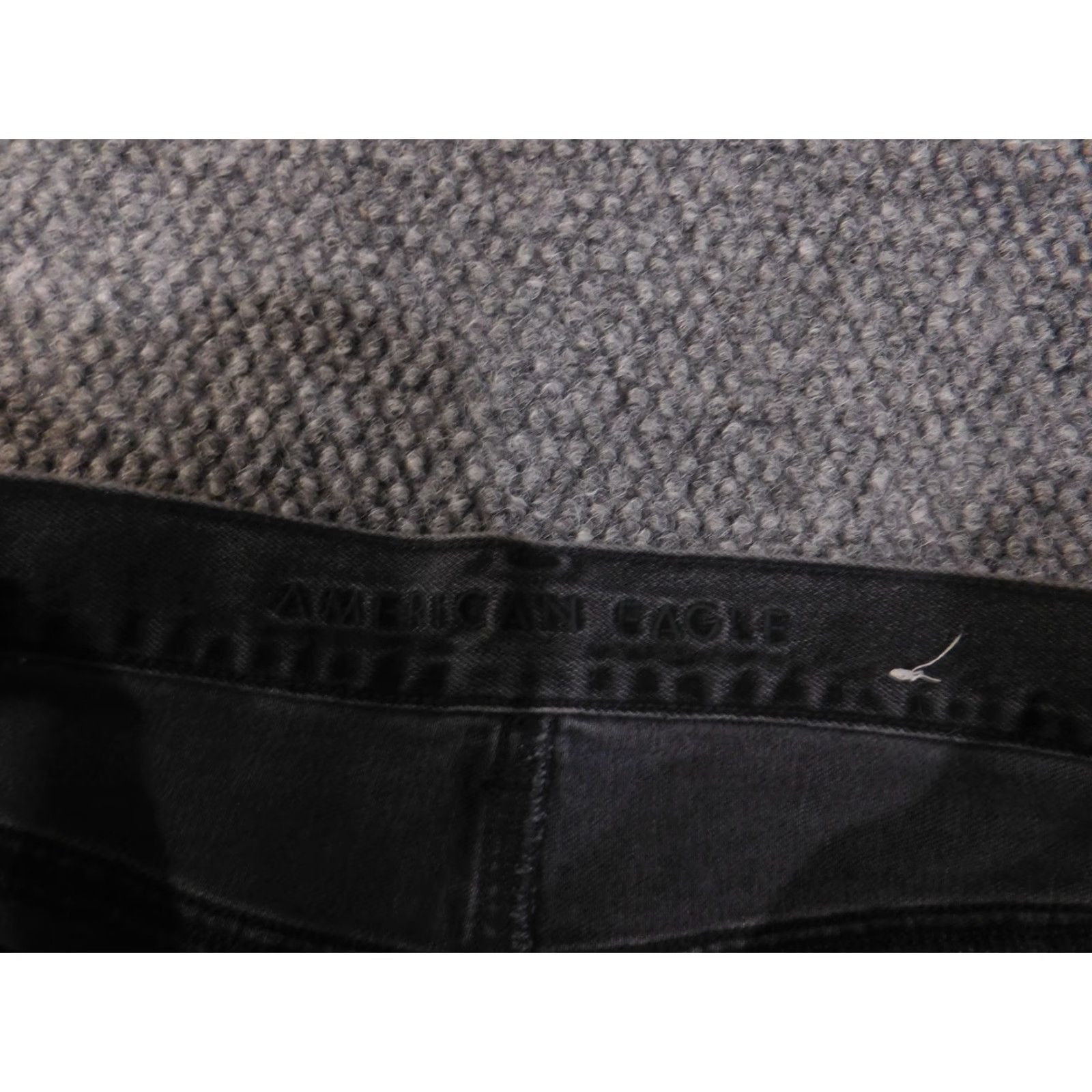 Vintage VINTAGE American Eagle Mom Jeans Womens 8 Short Black High Rise Tapered 90s Style Denim Size 30" / US 8 / IT 44 - 3 Thumbnail
